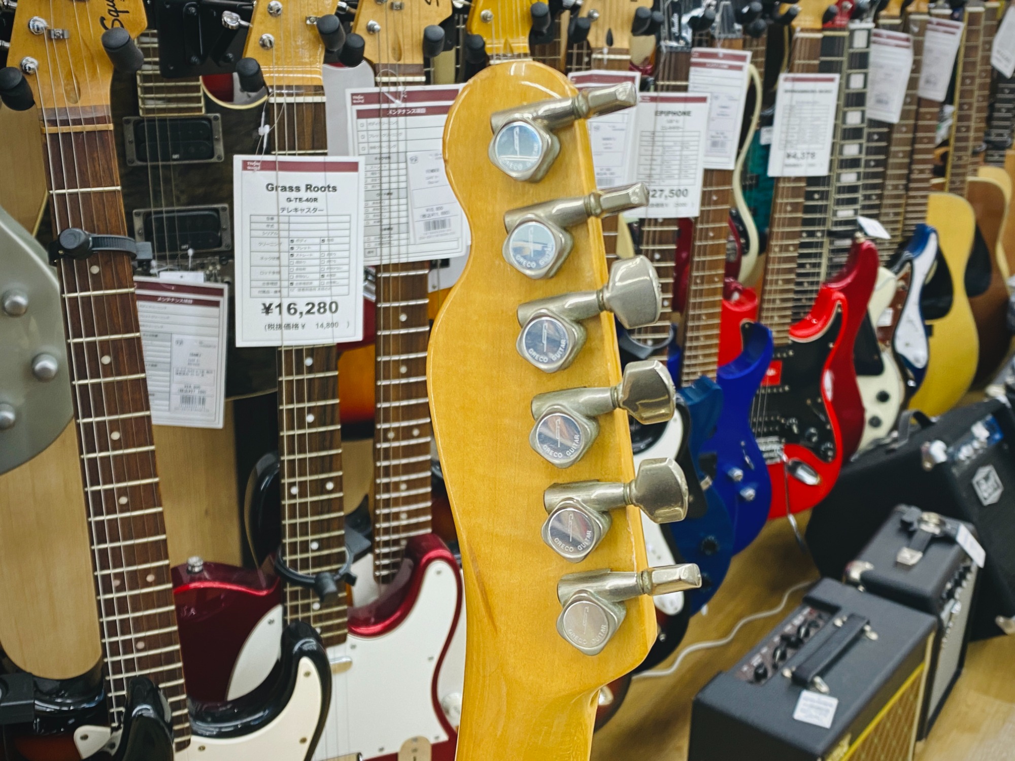 楽器買取強化中！Greco グレコ テレキャスターシンライン TE500 買取