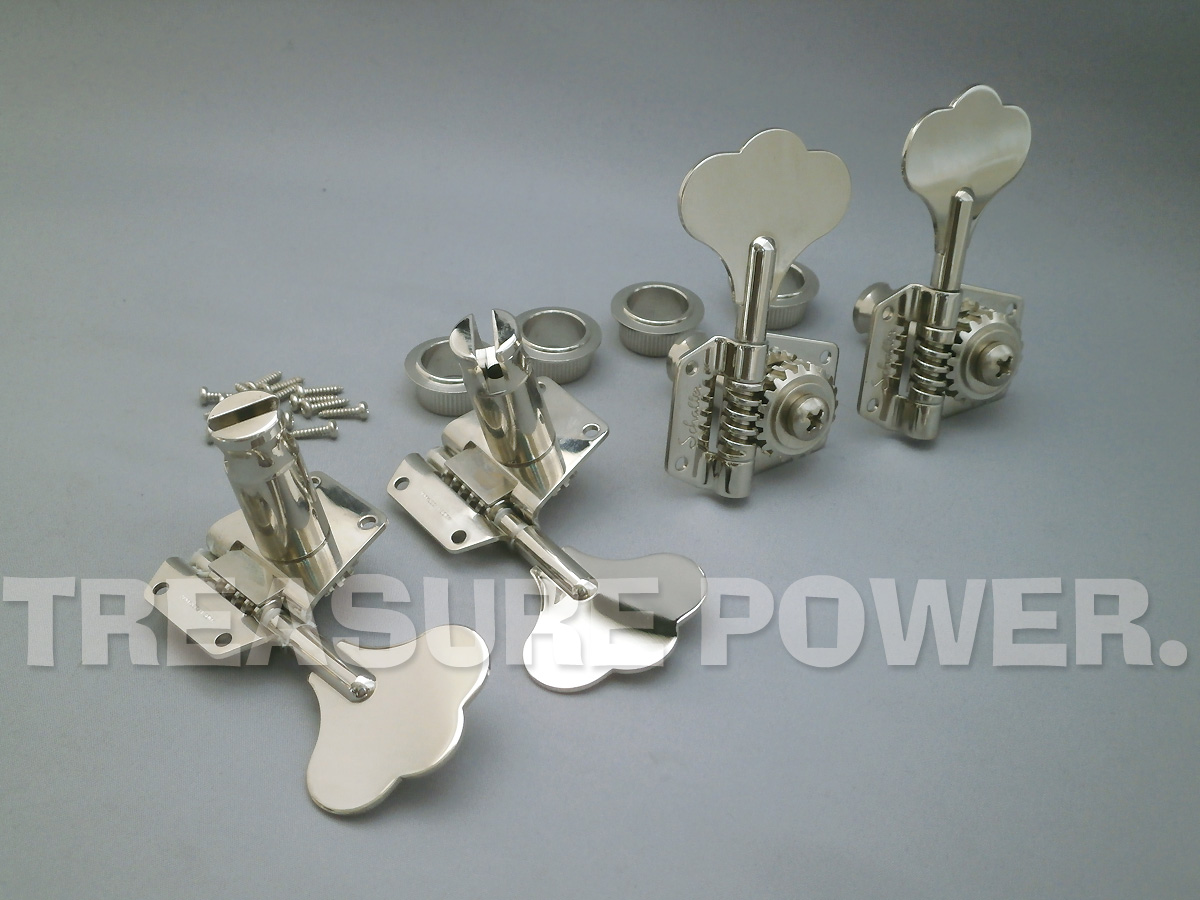 BASS Machine Head＊ ベース用ペグ Schaller BM-L/Nickel(4in Line)