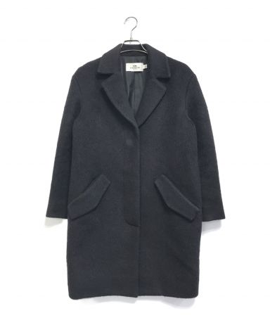 中古・古着通販】COACH (コーチ) チェスターコート ブラック サイズ:XS