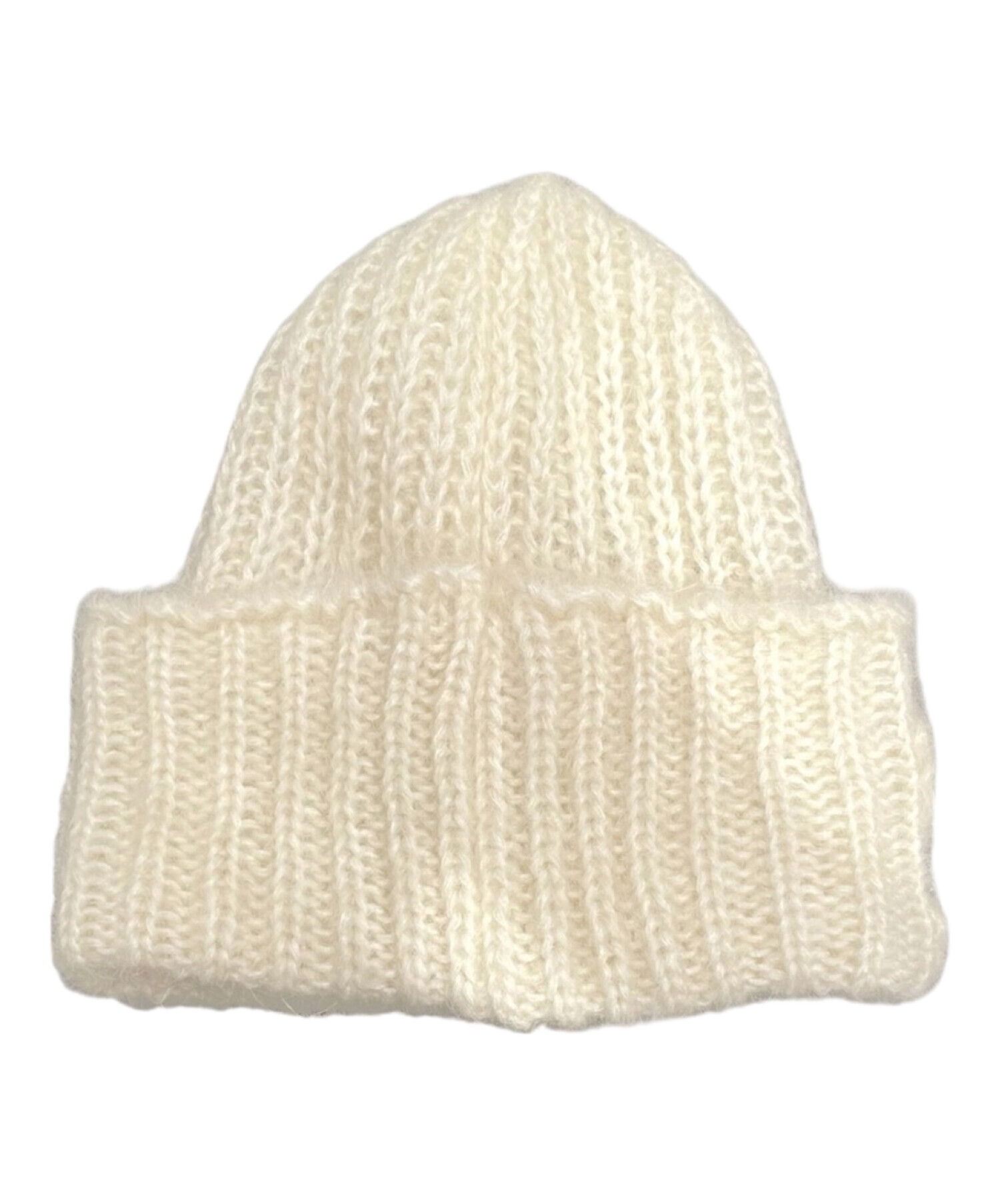 中古・古着通販】LOEWE (ロエベ) モヘアブレンドニット帽 オフホワイト