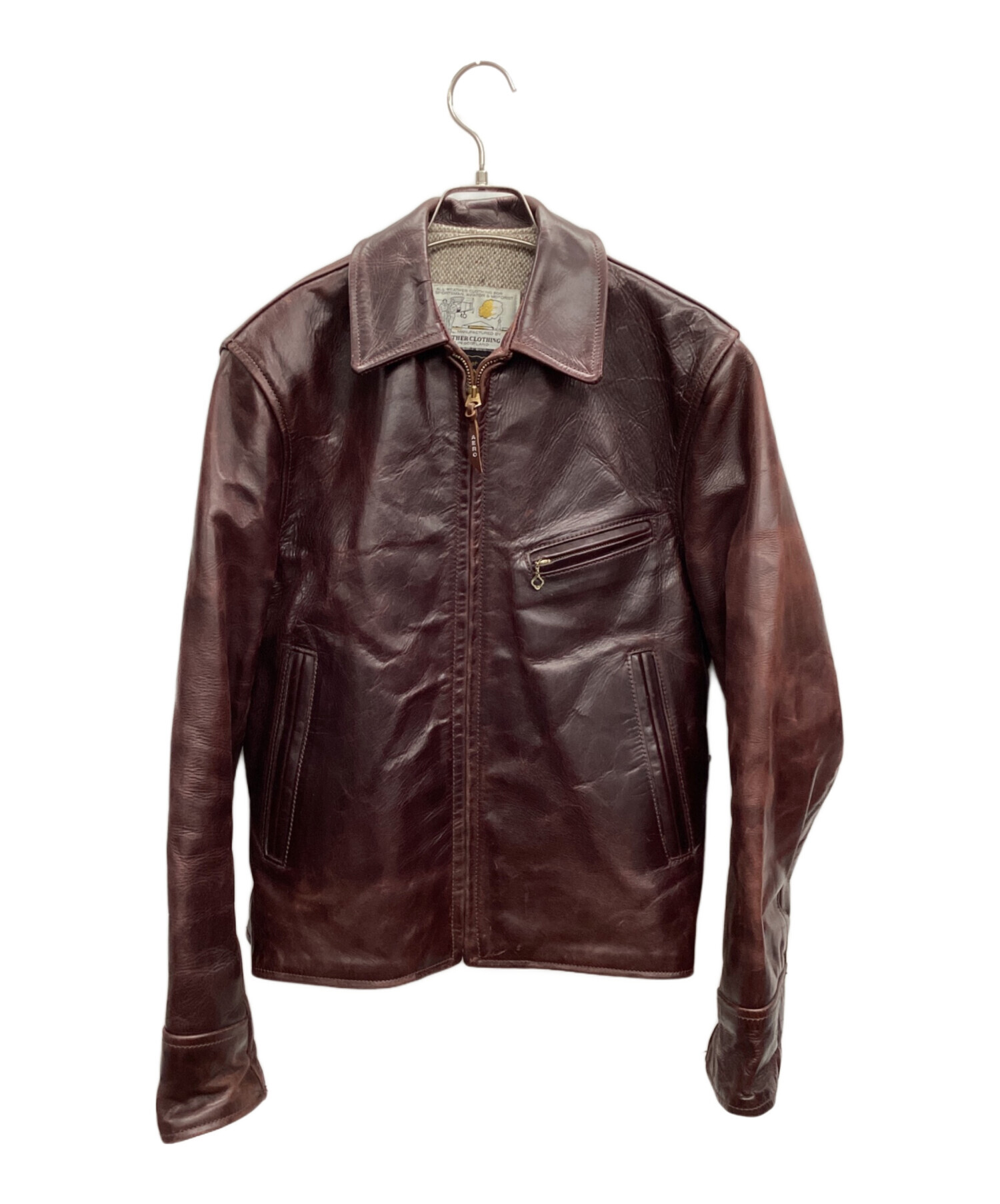 中古・古着通販】Aero LEATHER (エアロレザー) ハーフベルト ブラウン