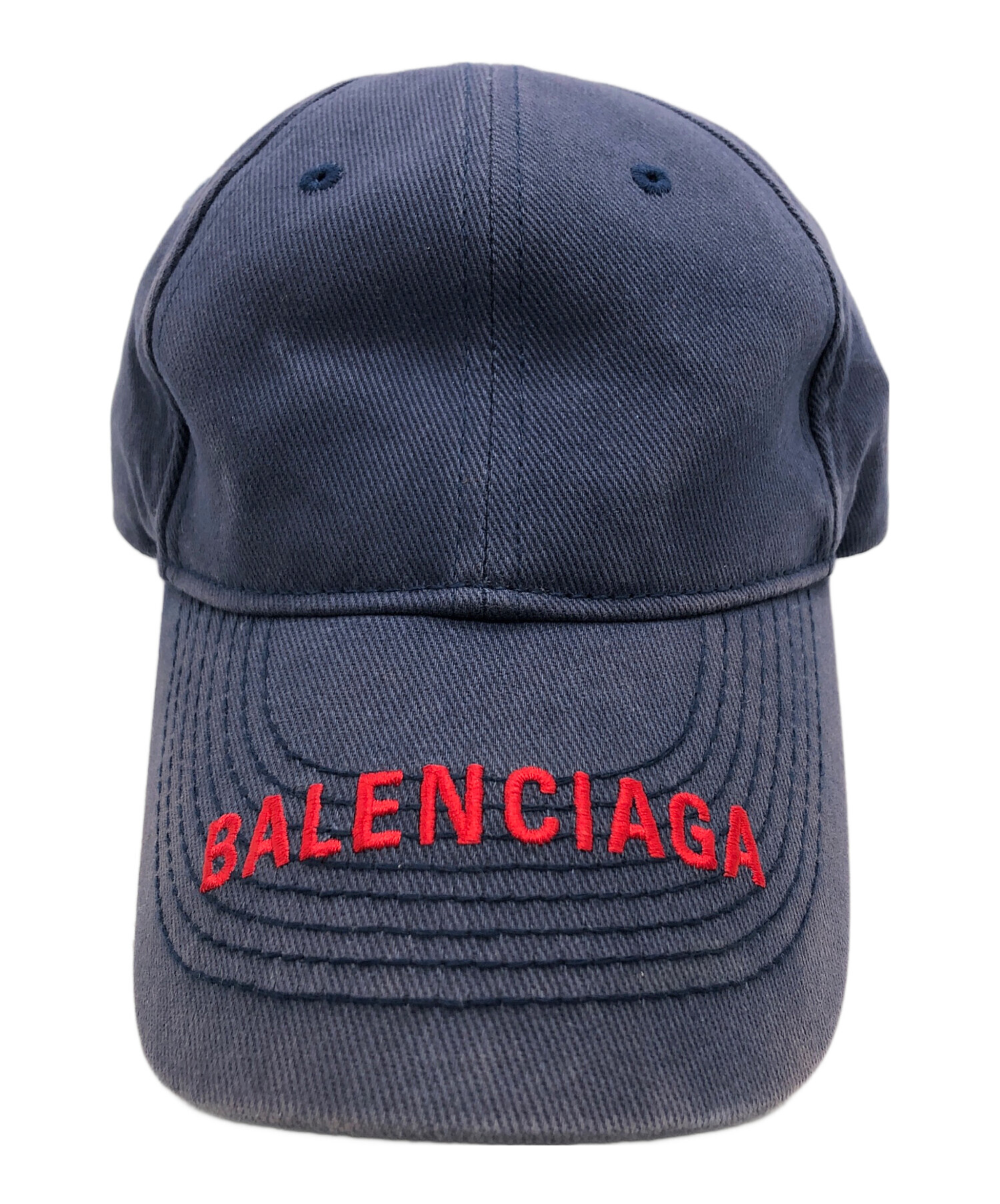 中古・古着通販】BALENCIAGA (バレンシアガ) キャップ ネイビー サイズ
