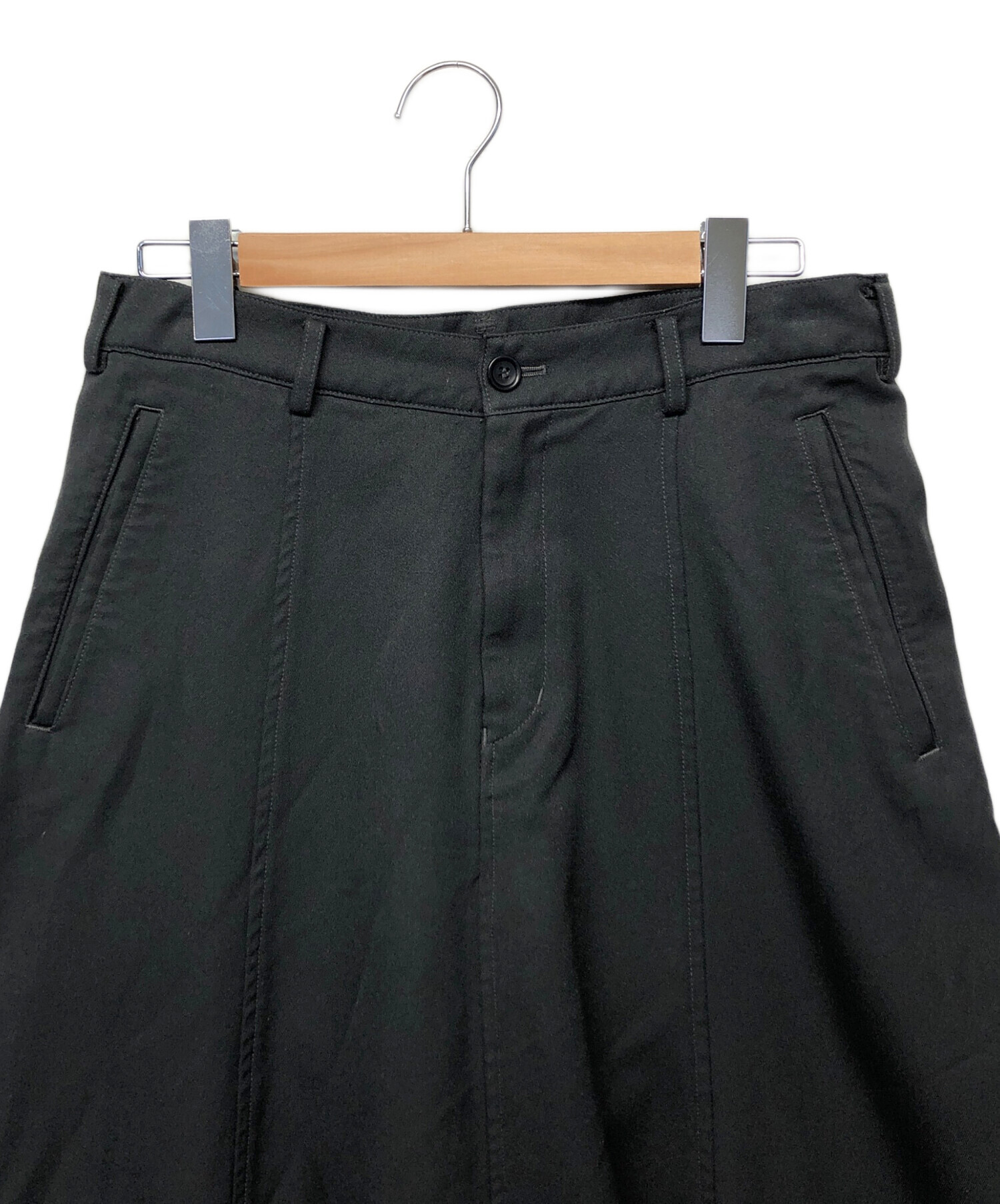 ブラック コムデギャルソン ウール サルエルパンツ M BLACK 希少M