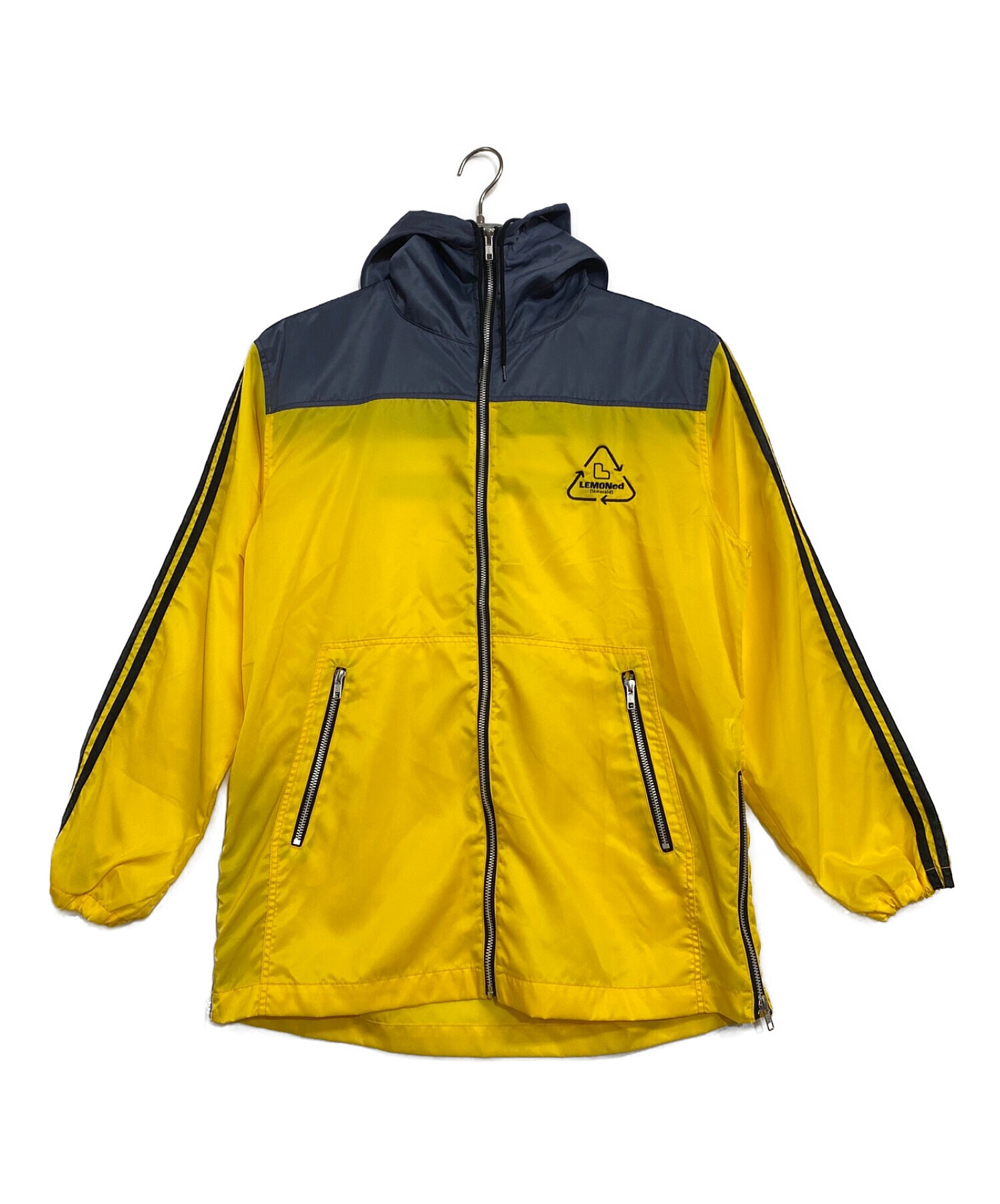 正規品 サイズ4 hideレモネード ラインパーカー イエロー LEMONeD 正規