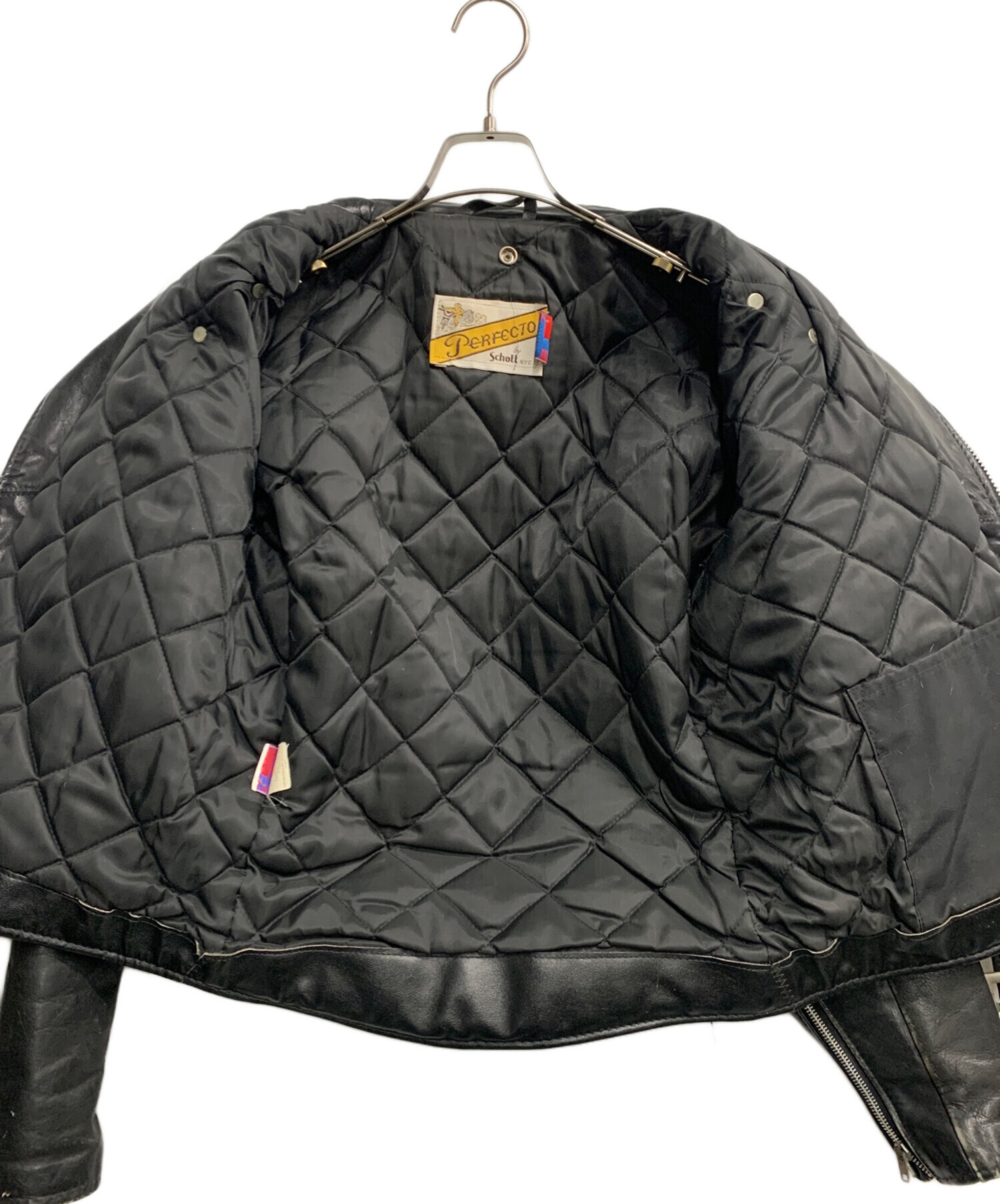 中古・古着通販】Schott (ショット) レザーライダースジャケット