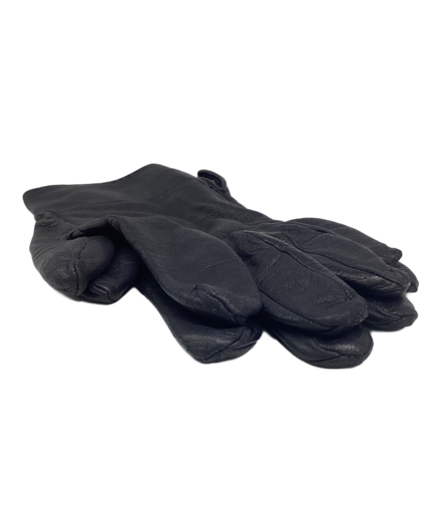 希少・ヴィンテージ品】DIOR ディオール レザーグローブ 本革 ブラック