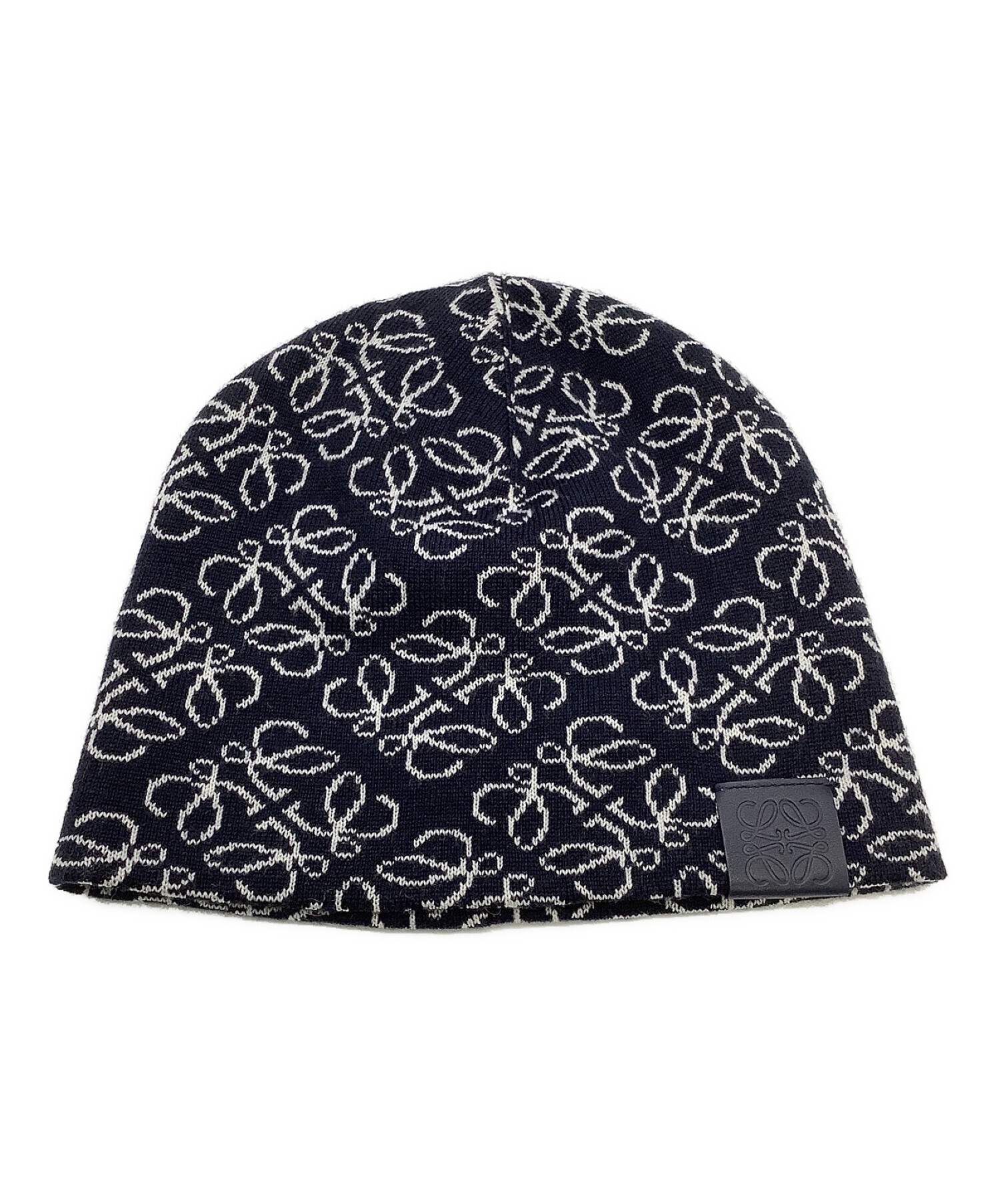 中古・古着通販】LOEWE (ロエベ) ニット帽 ネイビー｜ブランド・古着