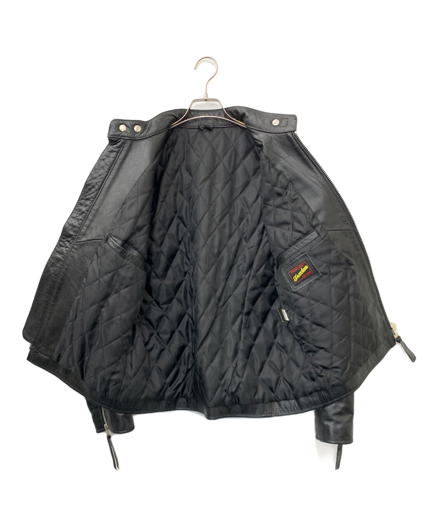 中古・古着通販】FREEDOM (フリーダム) シングルライダースジャケット