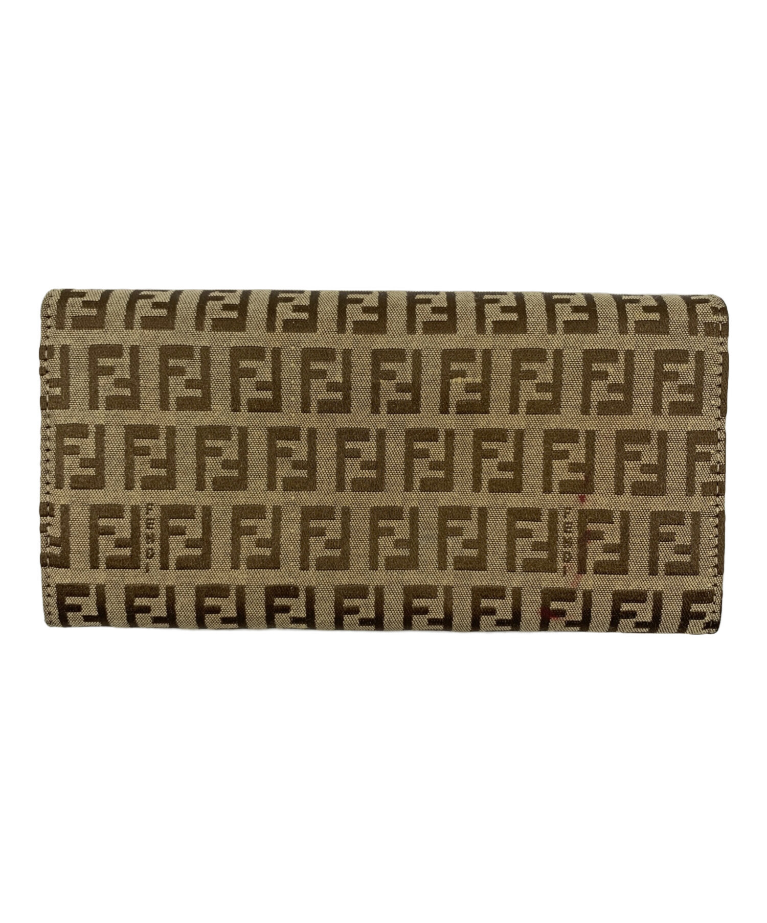 中古・古着通販】FENDI (フェンディ) 長財布 ズッカ柄 ブラウン
