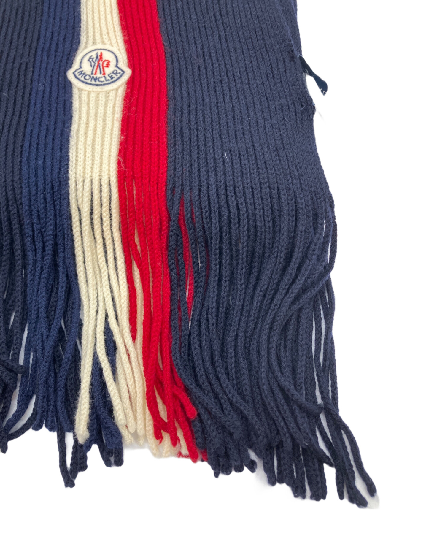 中古・古着通販】MONCLER (モンクレール) フリンジマフラー