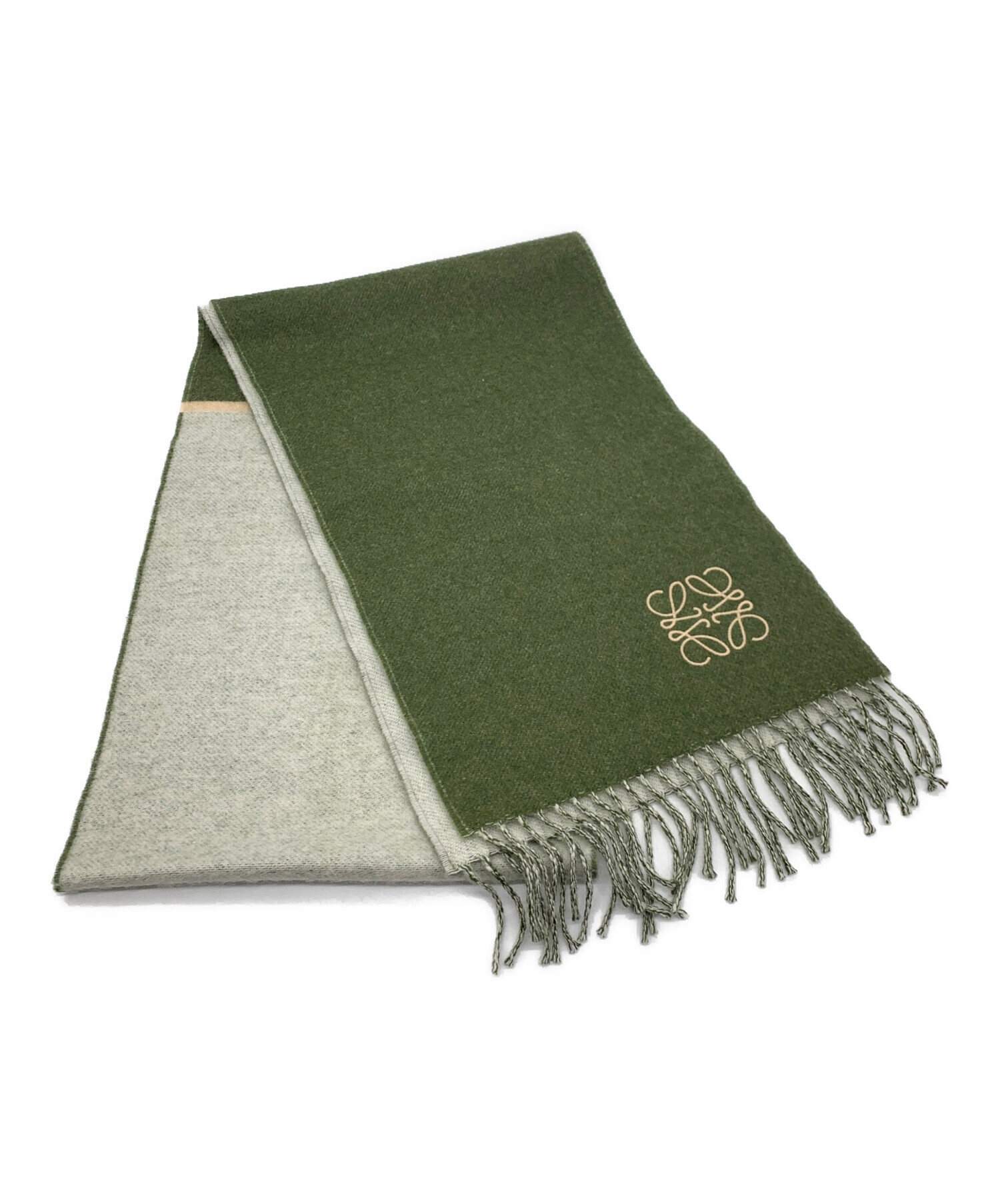 LOEWEマフラー （モヘア）ダークグリーン グリーン（緑）系 LOEWE