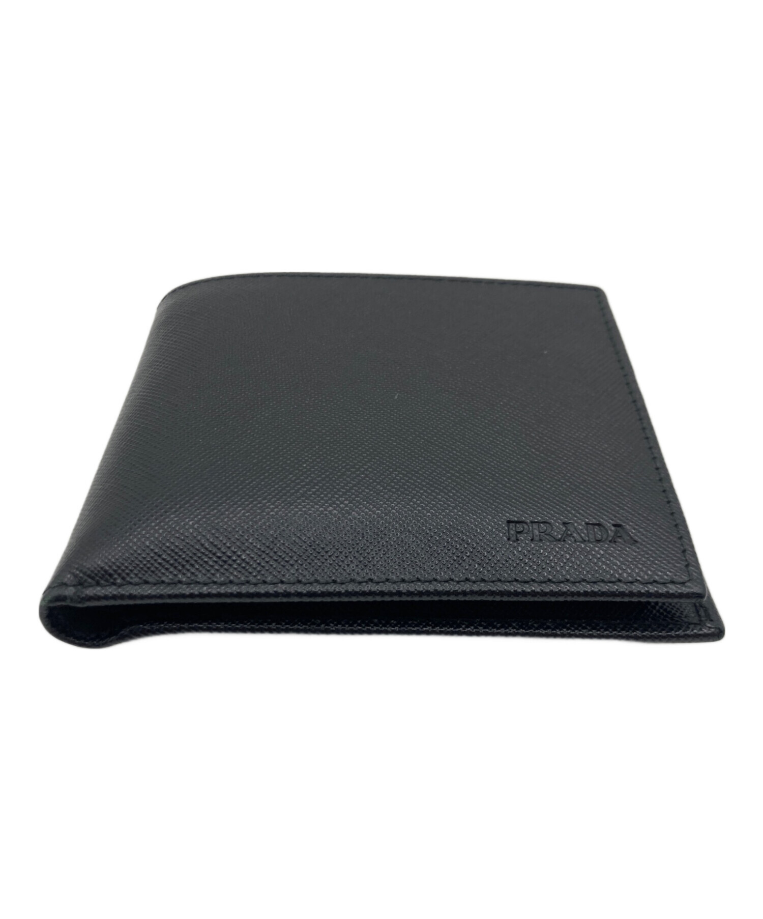 中古・古着通販】PRADA (プラダ) PRADA 2つ折り財布 ブラック