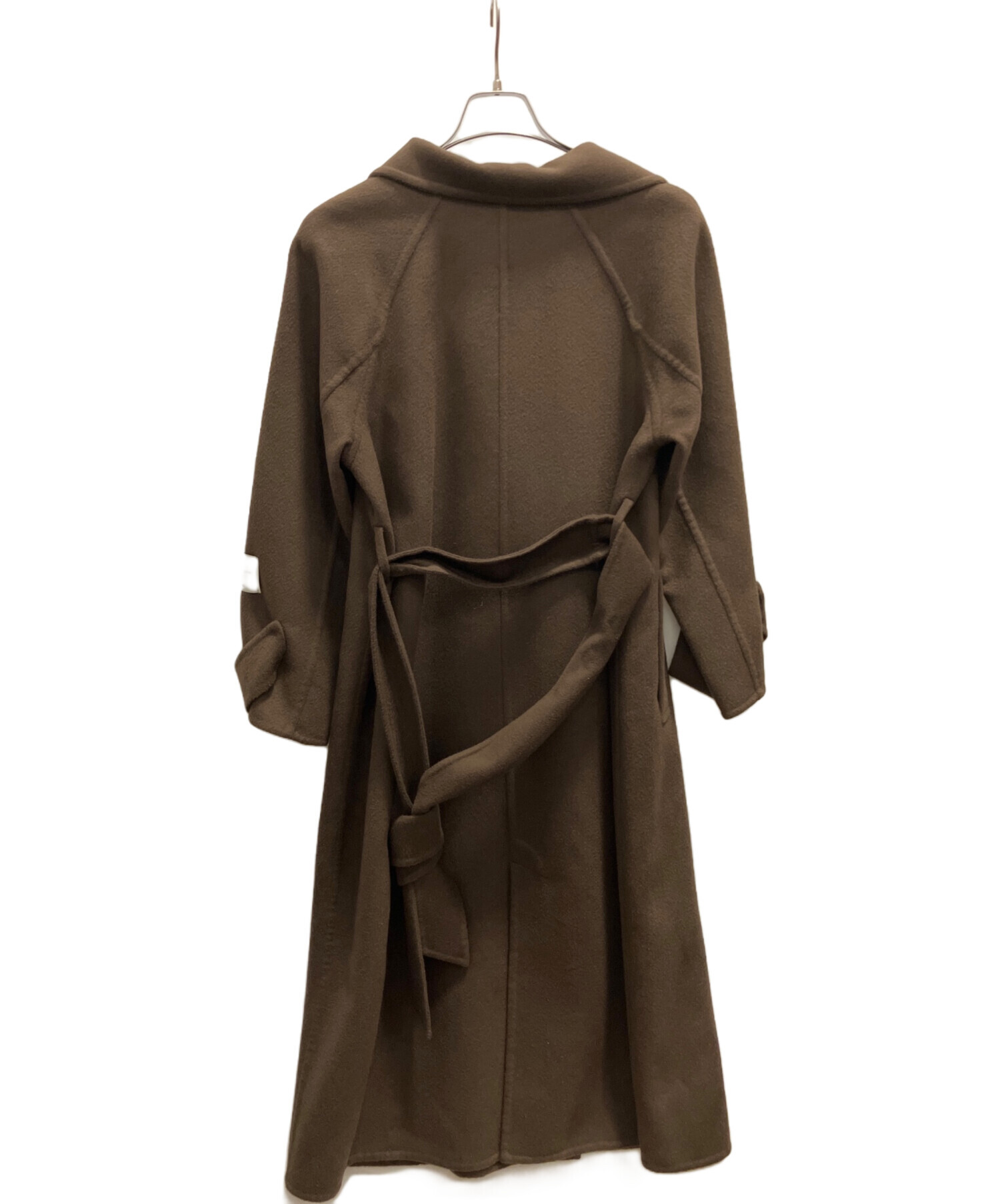 snidel ウロコカシミヤロングコート ブラウン サイズ0 SNIDEL - 僅少