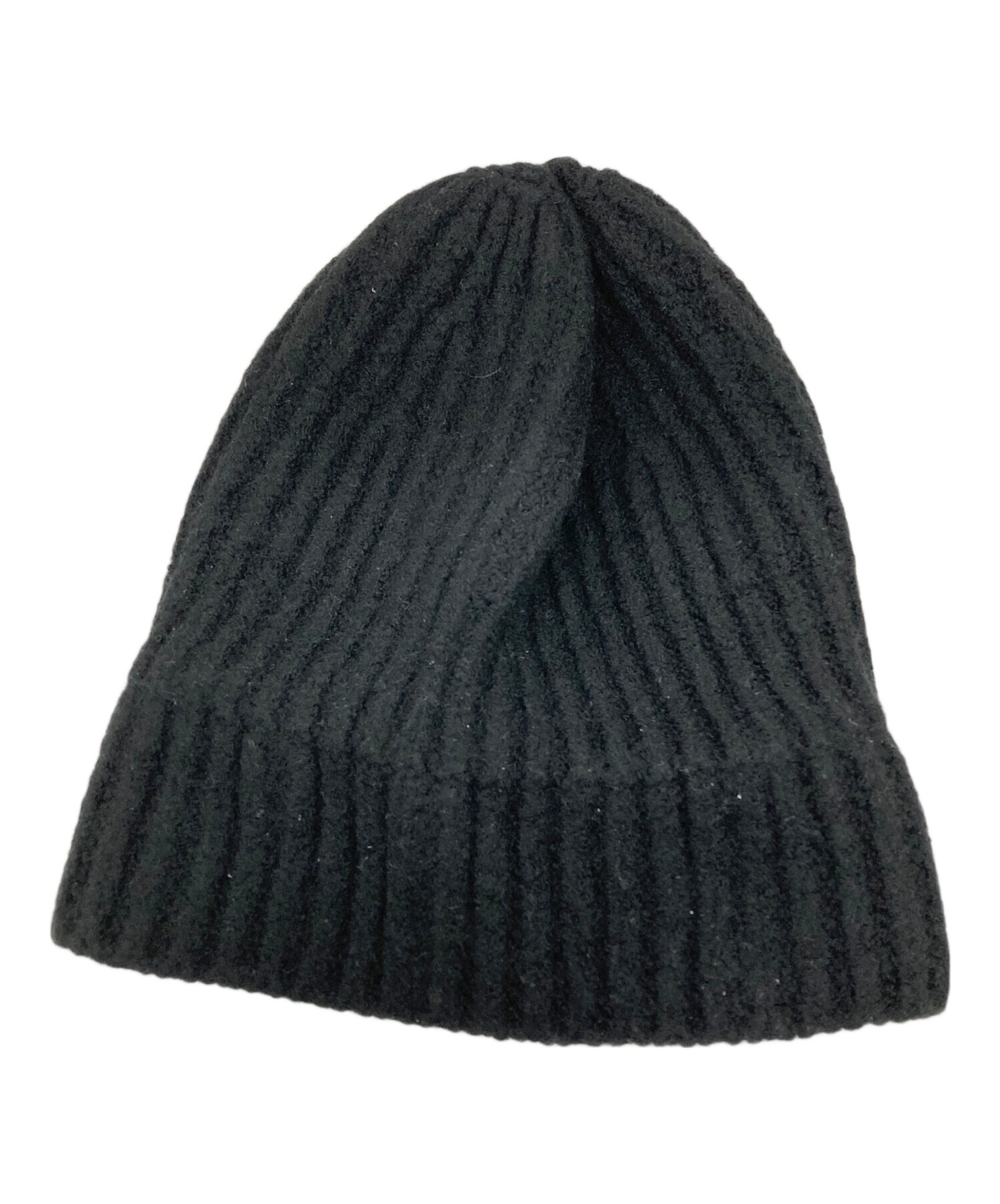 中古・古着通販】MONCLER (モンクレール) ニット帽 ブラック サイズ