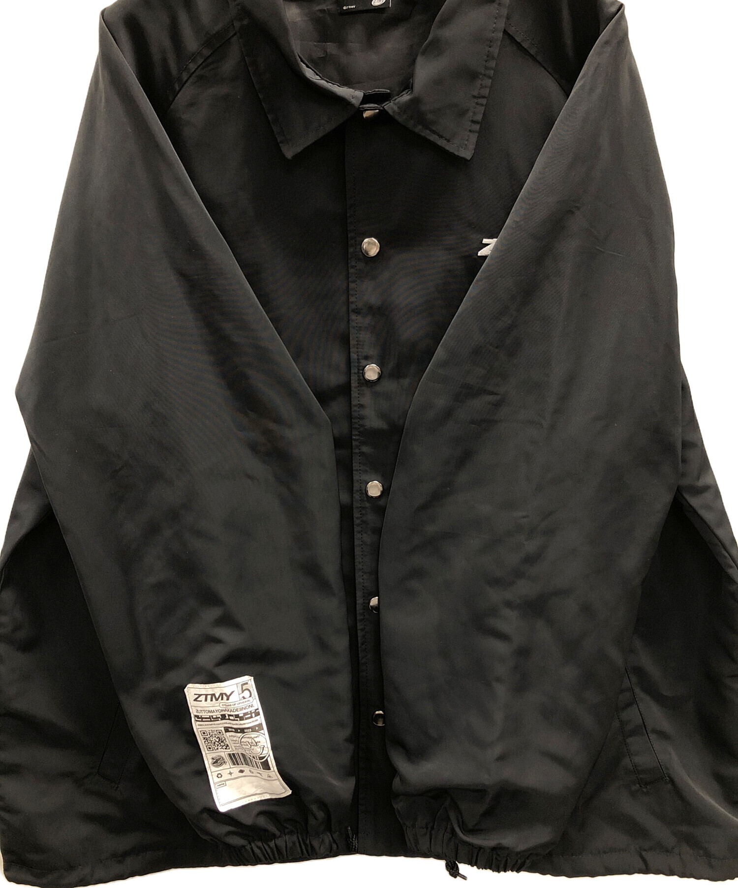 中古・古着通販】ZUTOMAYO (ズトマヨ) コーチジャケット ブラック