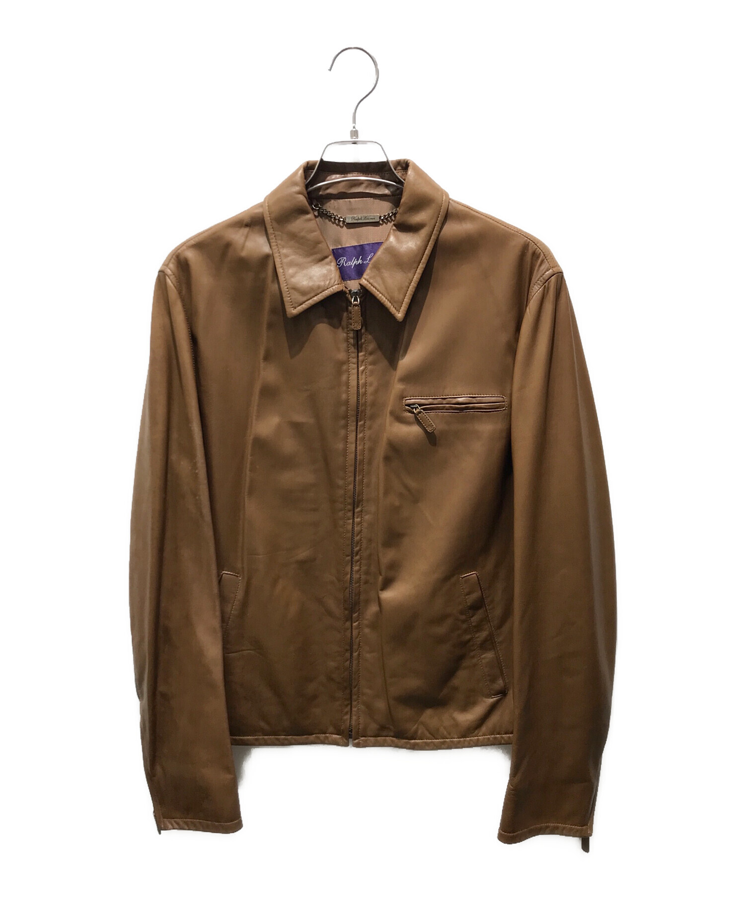 ラルフローレン パープルレーベル レザージャケット