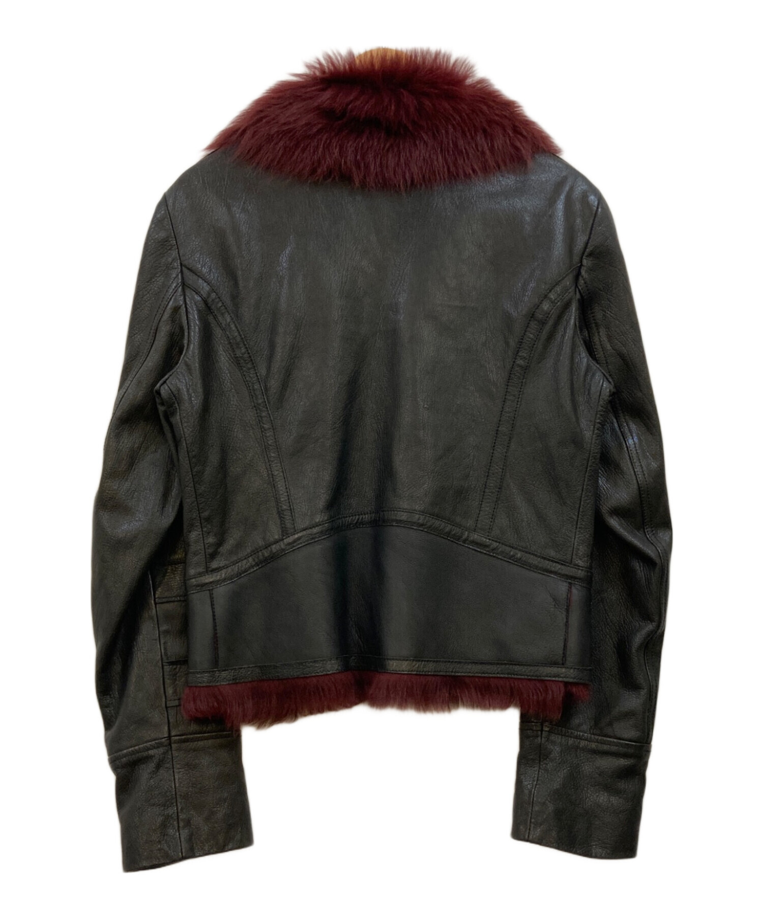 中古・古着通販】EMPORIO ARMANI (エンポリオアルマーニ) ファーレザー