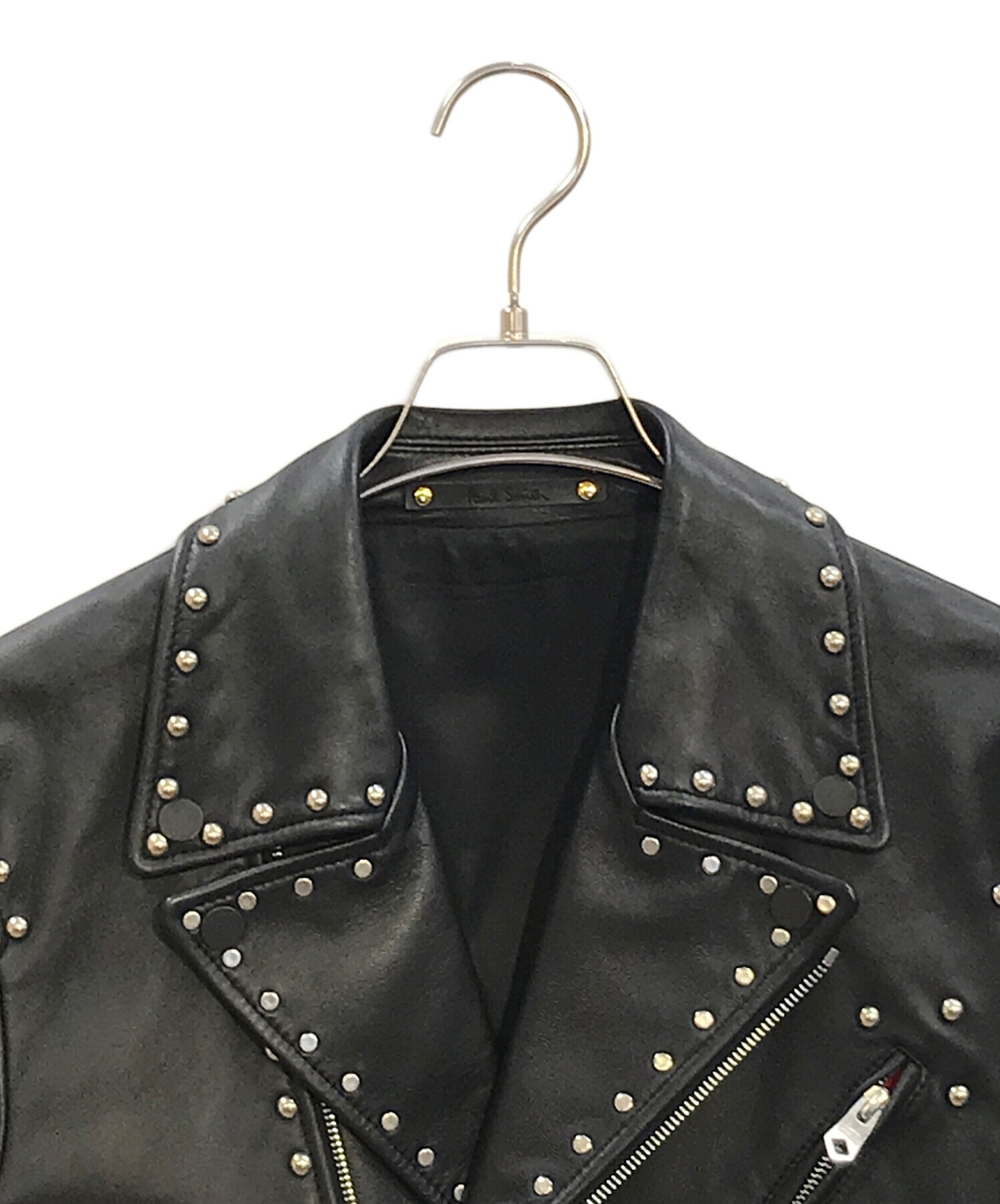 中古・古着通販】PAUL SMITH (ポールスミス) ラムレザースタッズダブル