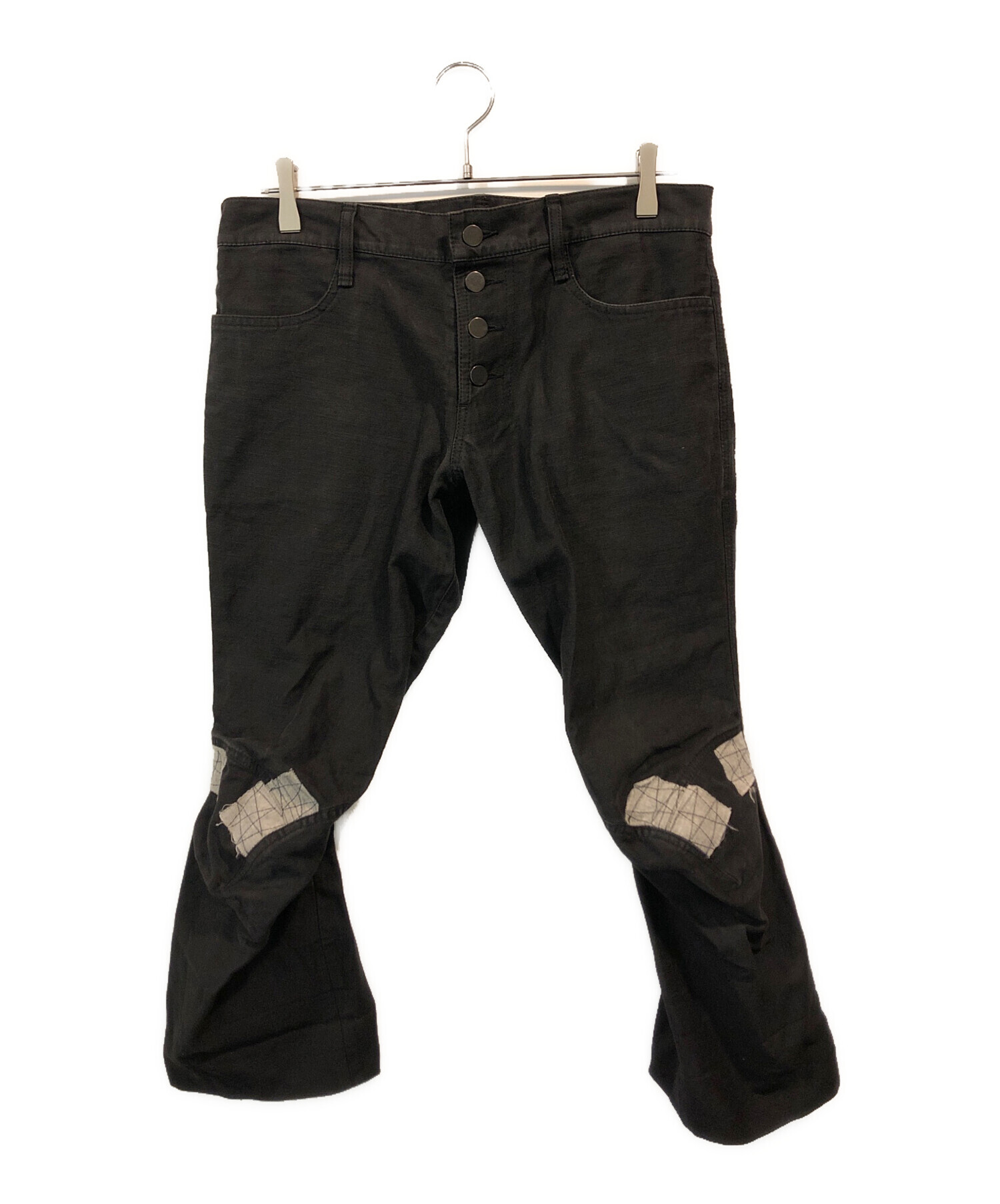 中古・古着通販】Nemeth (ネメス) 立体裁断ブラックデニム ブラック