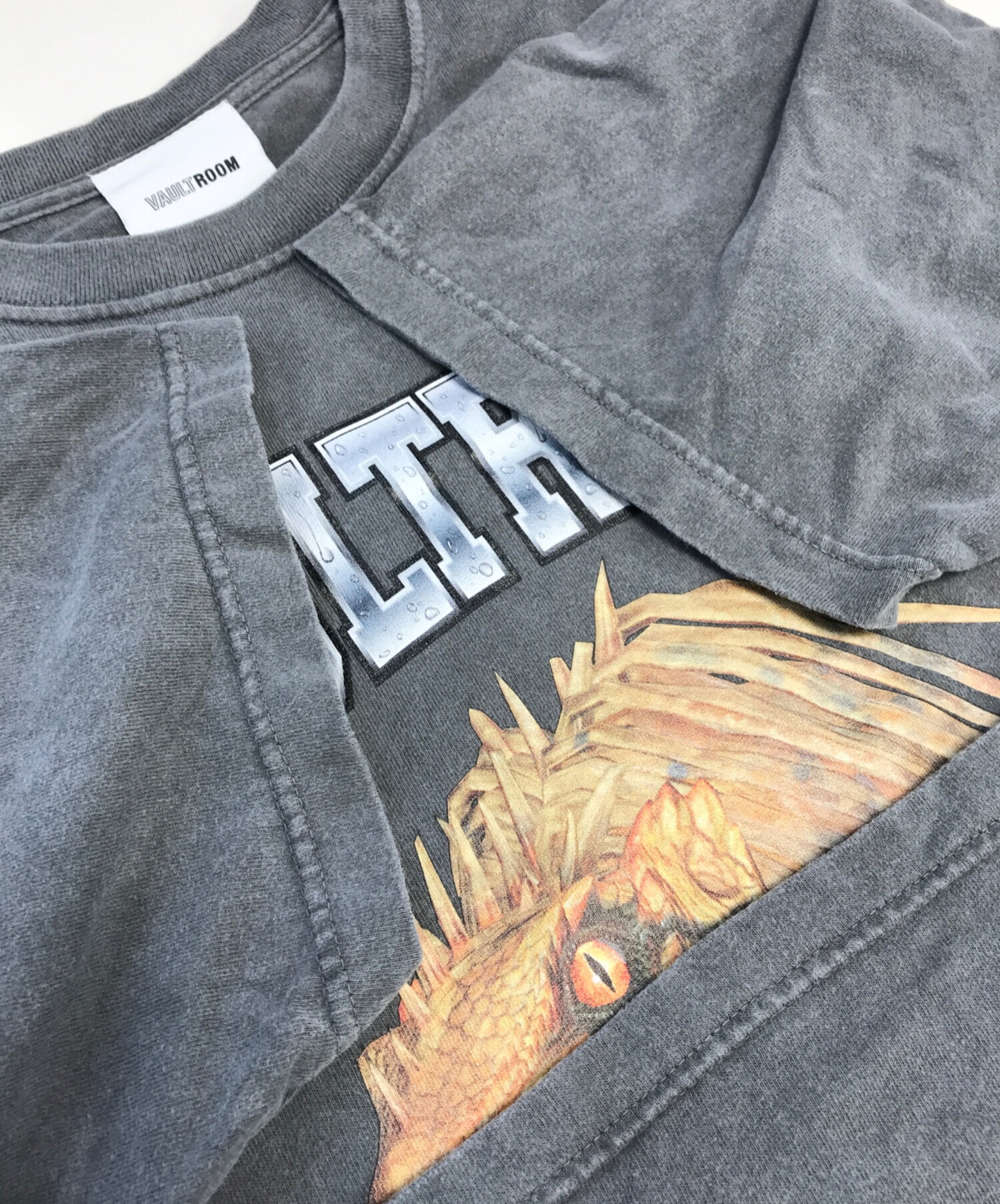 中古・古着通販】VAULTROOM (ボルトルーム) Tシャツ グレー サイズ:XL