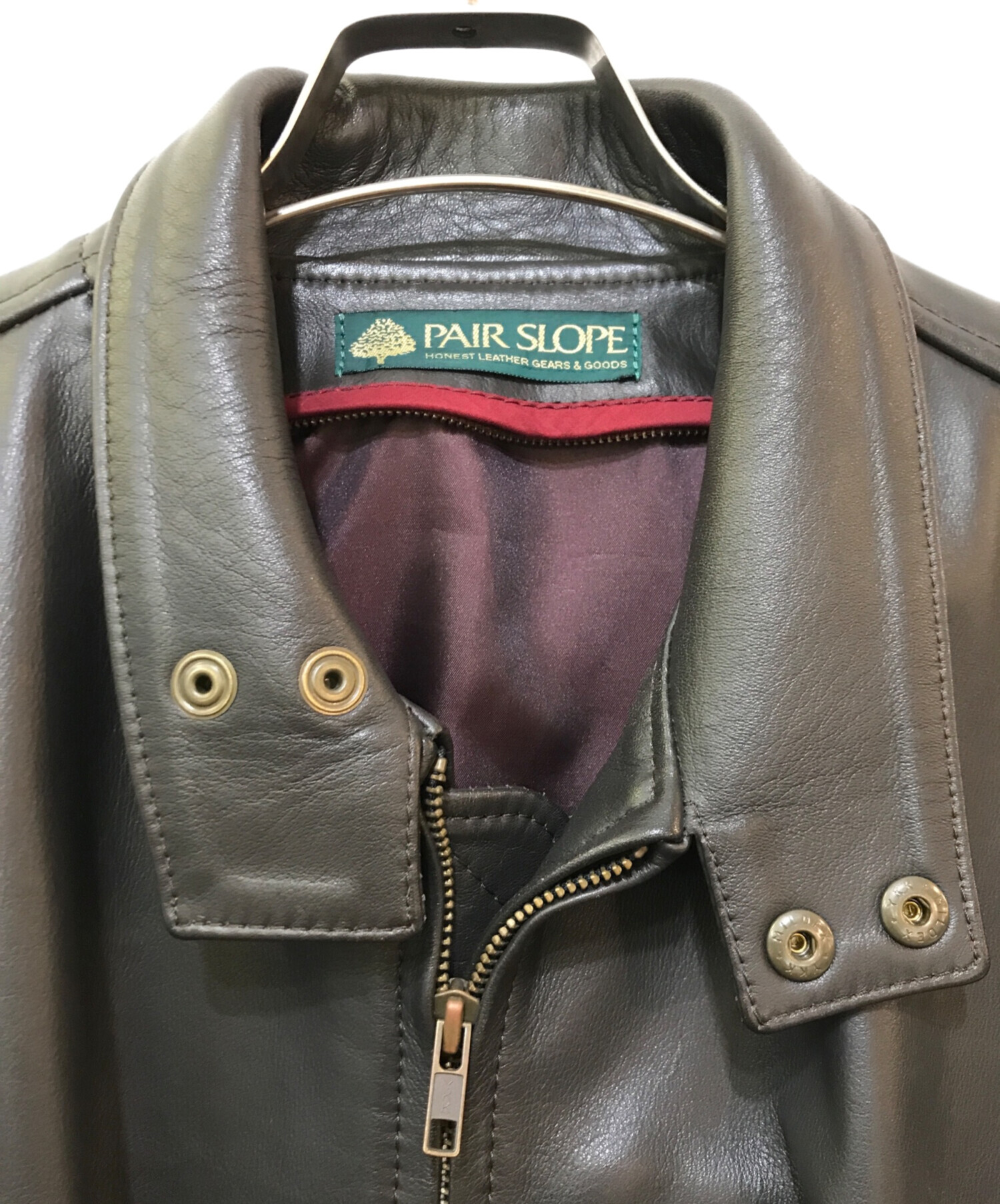 中古・古着通販】PAIR SLOPE (ペアスロープ) レザージャケット