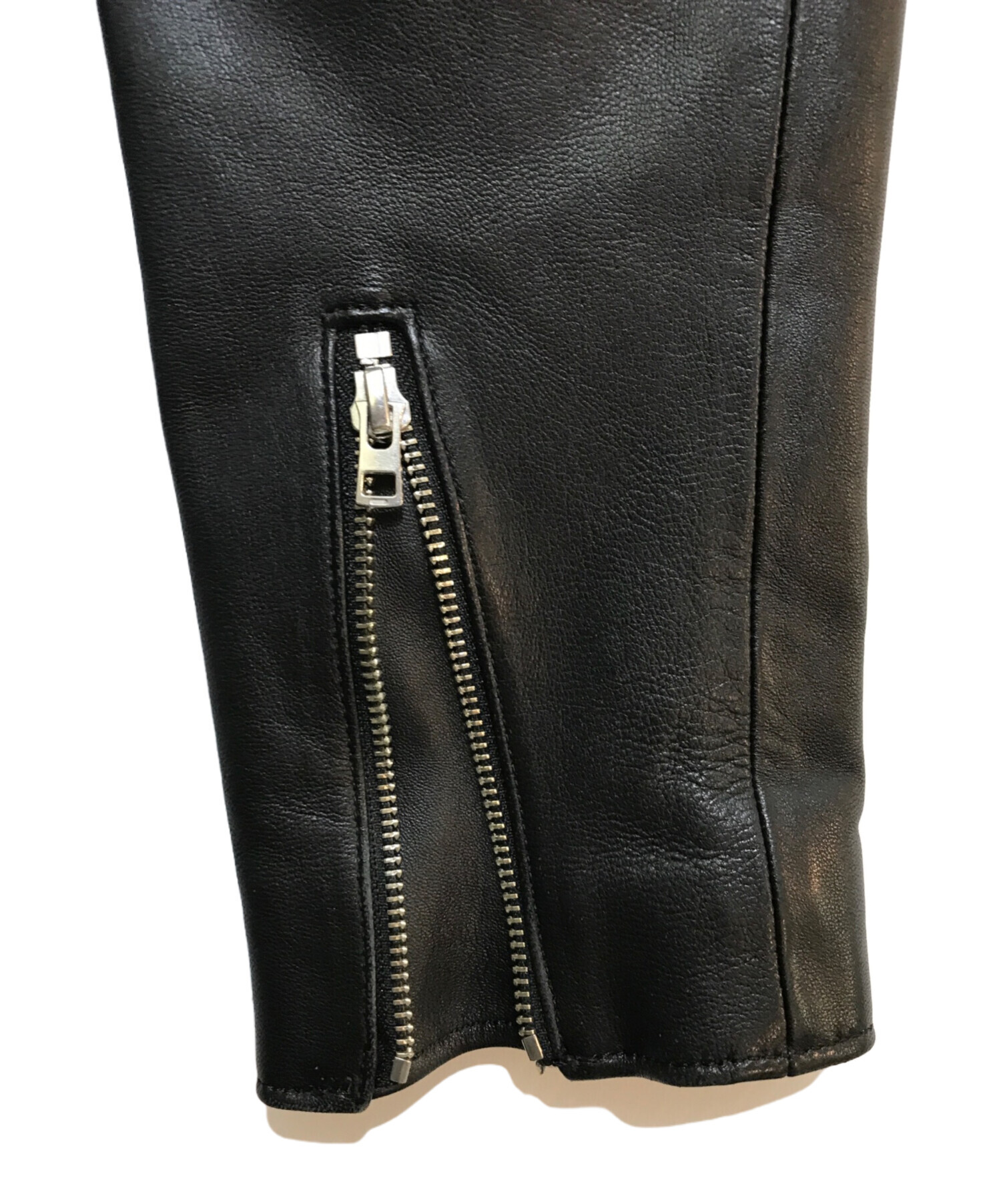 中古・古着通販】LIDnM (リドム) ラムレザーシングルライダース