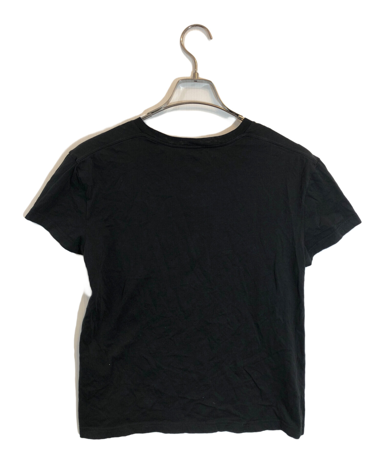 中古・古着通販】CELINE (セリーヌ) ロゴプリントTシャツ ブラック