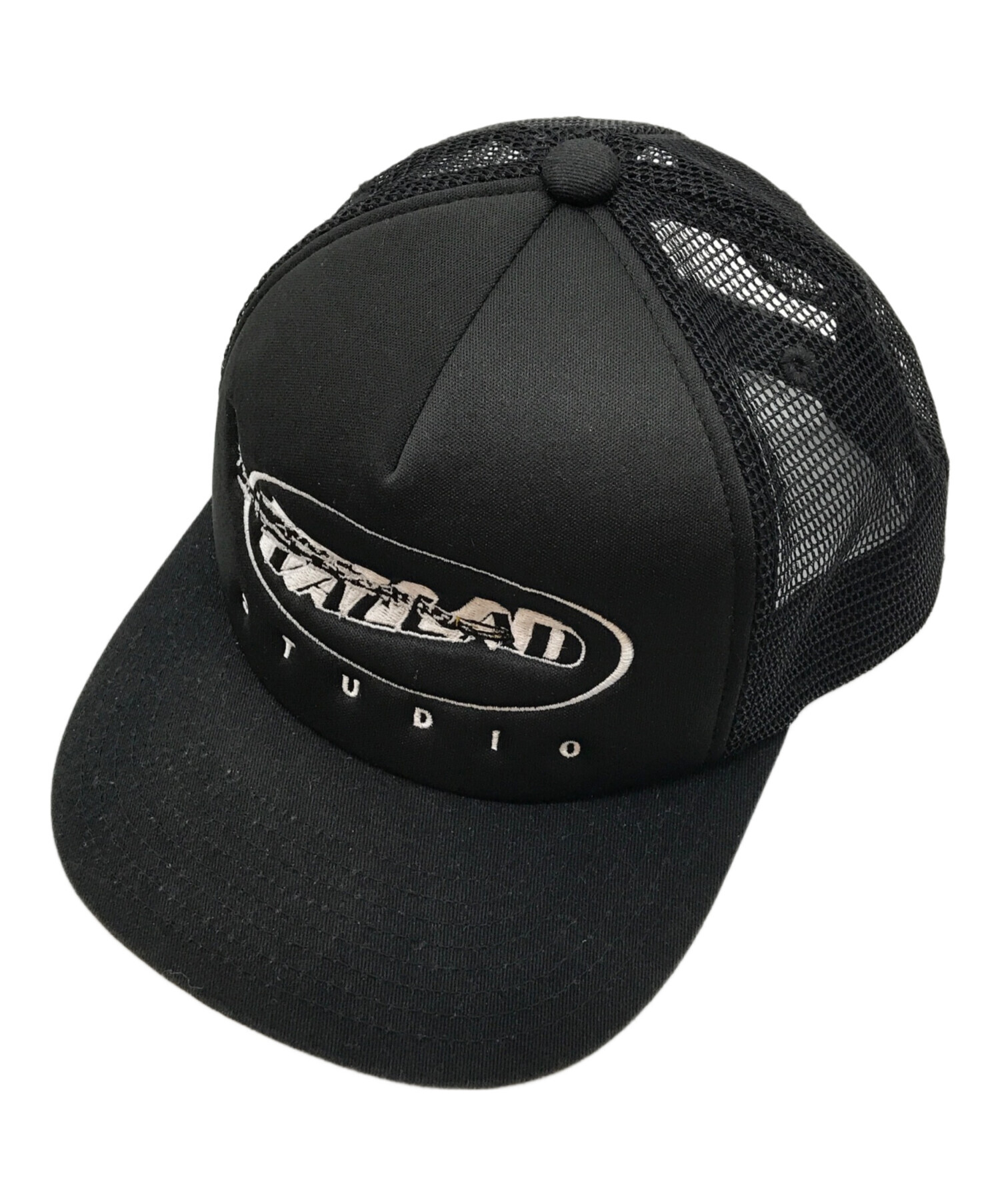 中古・古着通販】vallad (バラッド) ロゴメッシュキャップ ブラック