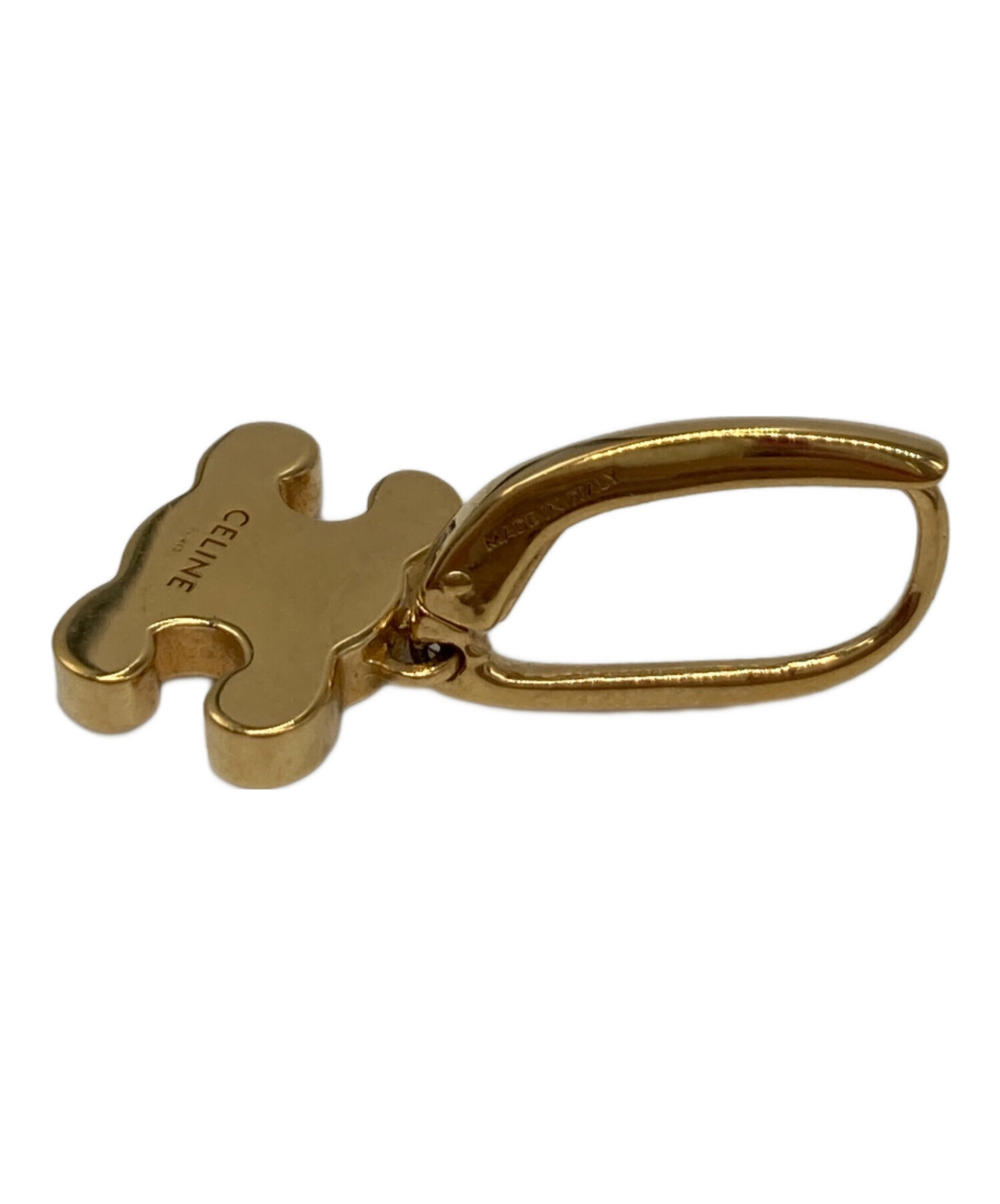 中古・古着通販】CELINE (セリーヌ) トリオンフ ラインストーン ピアス