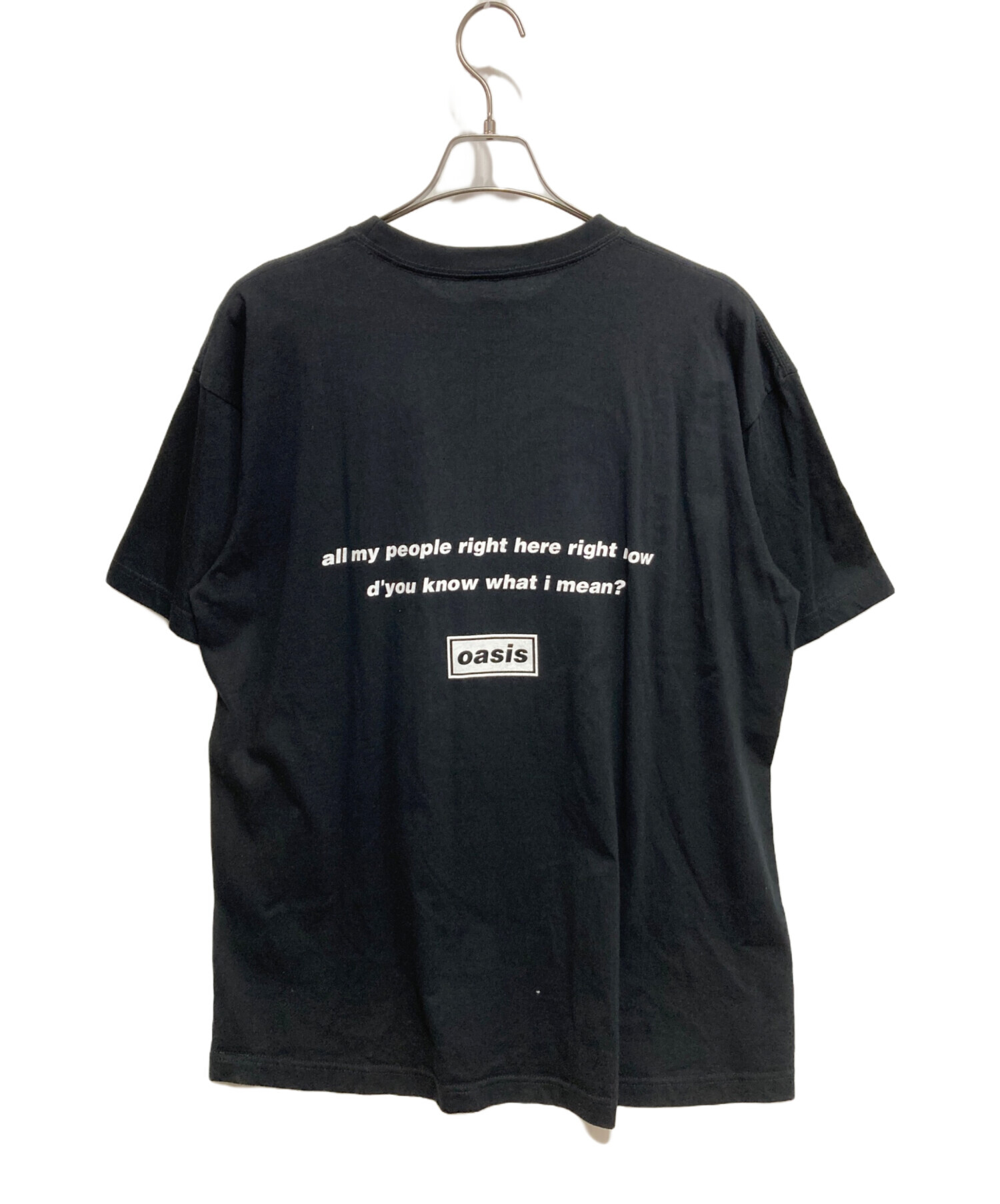 中古・古着通販】OASIS (オアシス) OASIS-プリントTシャツ ブラック