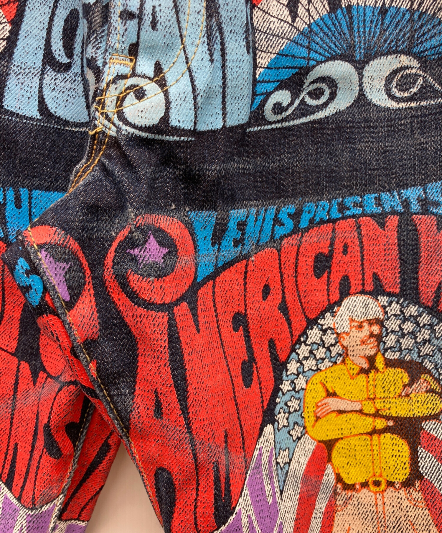 中古・古着通販】LEVI'S (リーバイス) 1955モデルバナーペイントデニム