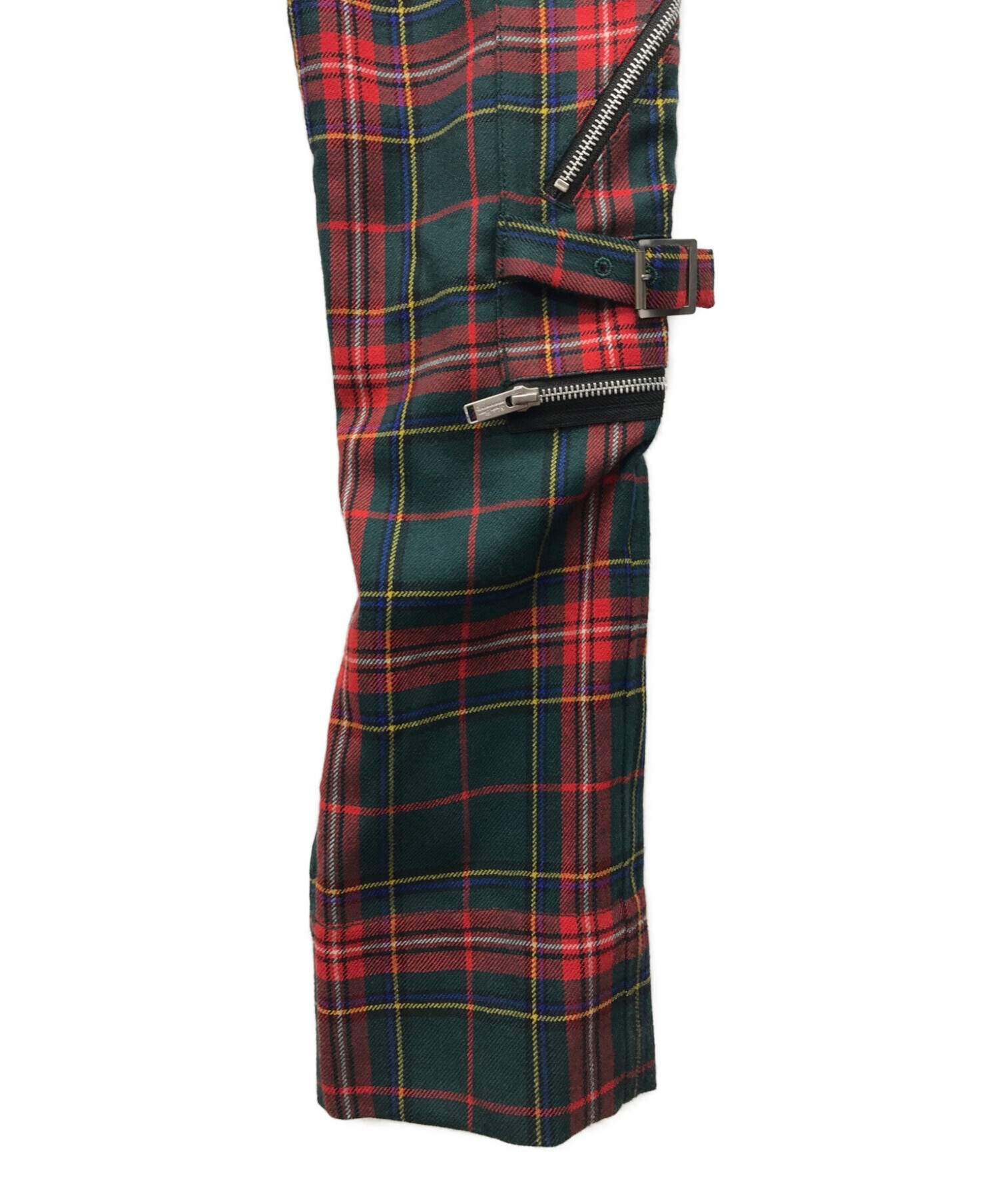 UNDERCOVER アンダーカバー 途中縮絨ジョッパーズチェックパンツ