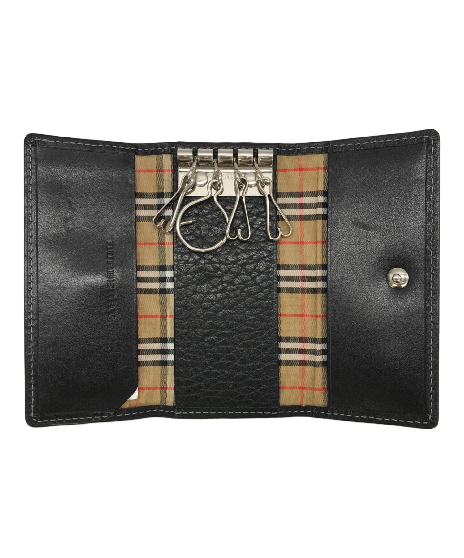 中古・古着通販】BURBERRY (バーバリー) キーケース ブラック
