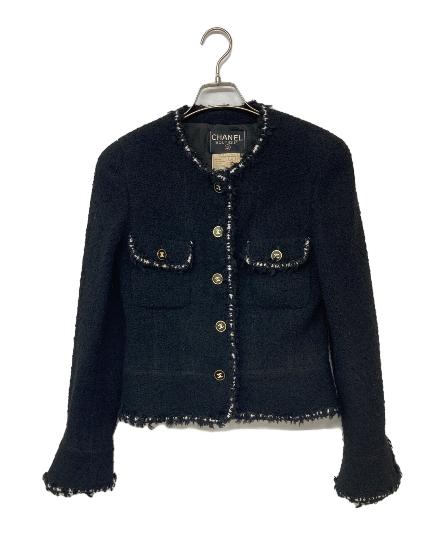 中古・古着通販】CHANEL (シャネル) ココマークボタンボタンデザイン