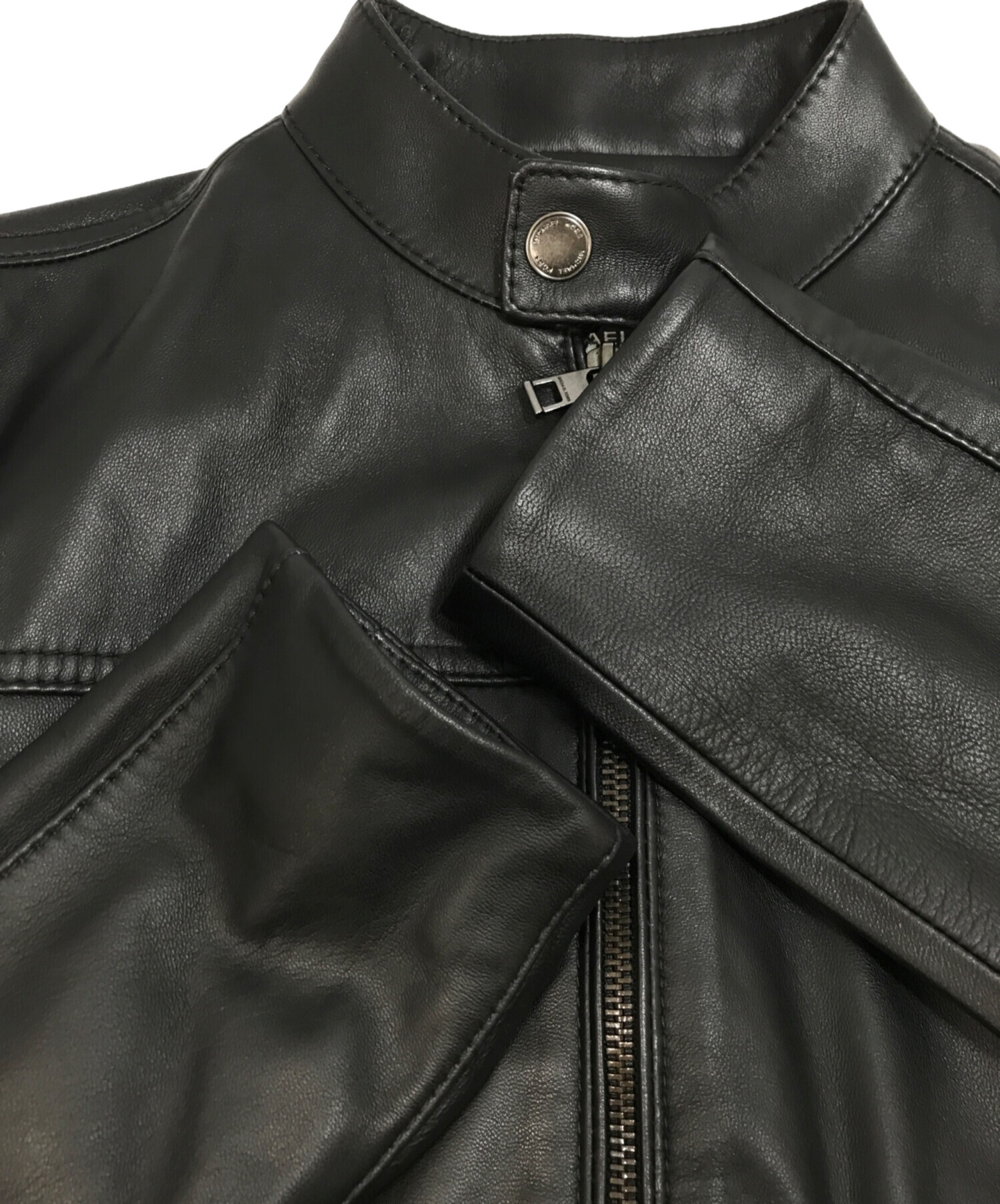 中古・古着通販】MICHAEL KORS (マイケルコース) ラムレザーシングル