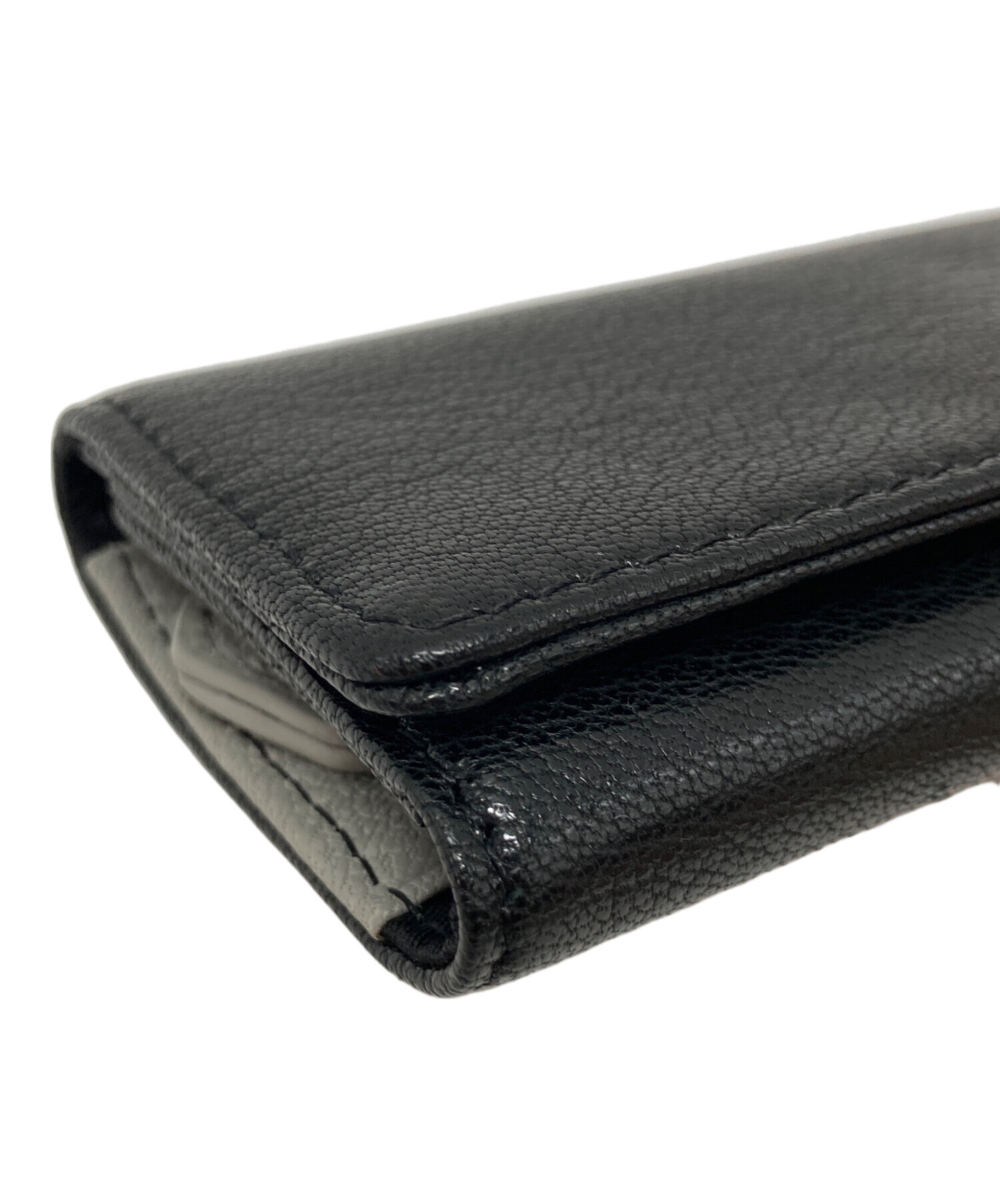 中古・古着通販】DIESEL (ディーゼル) ロゴ レザーキーケース ブラック