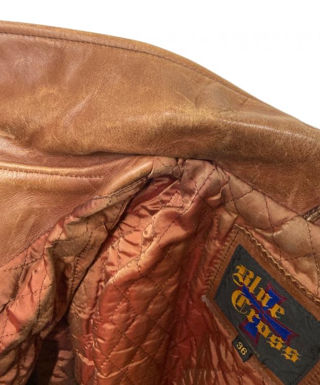 中古・古着通販】BLUE CROSS (ブルークロス) カウレザージャケット