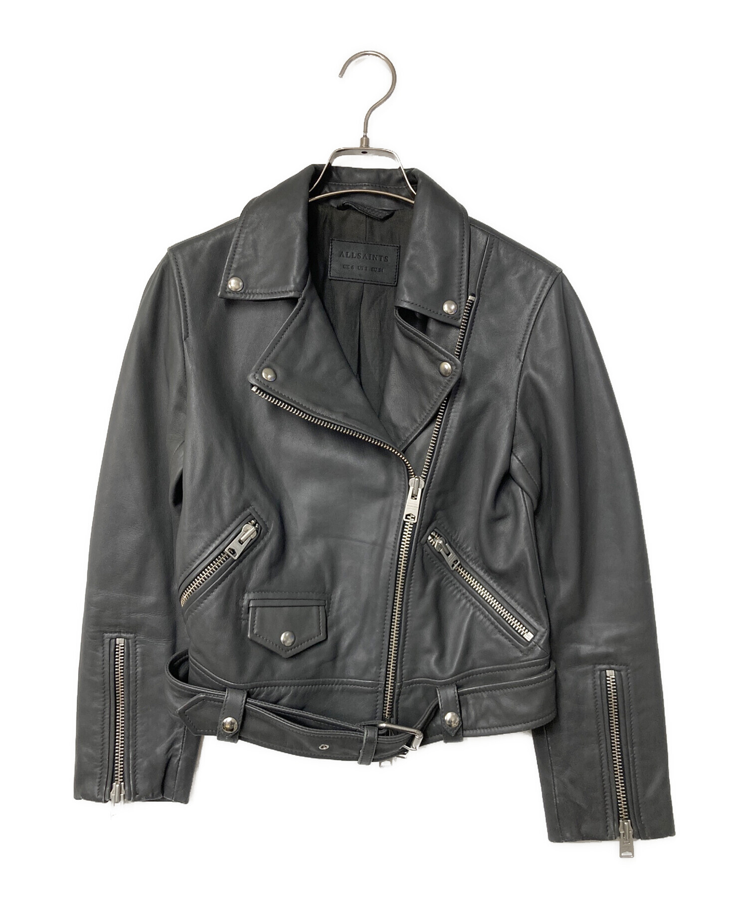 中古・古着通販】ALL SAINTS (オールセインツ) ラムレザーダブル