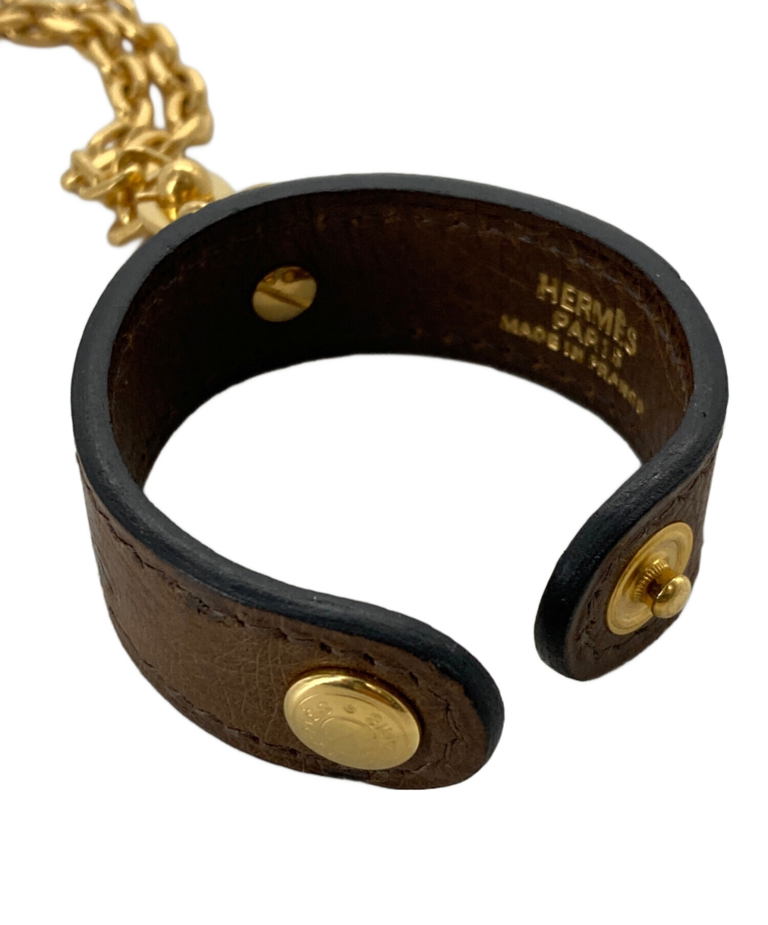 中古・古着通販】HERMES (エルメス) グローブホルダー ゴールド