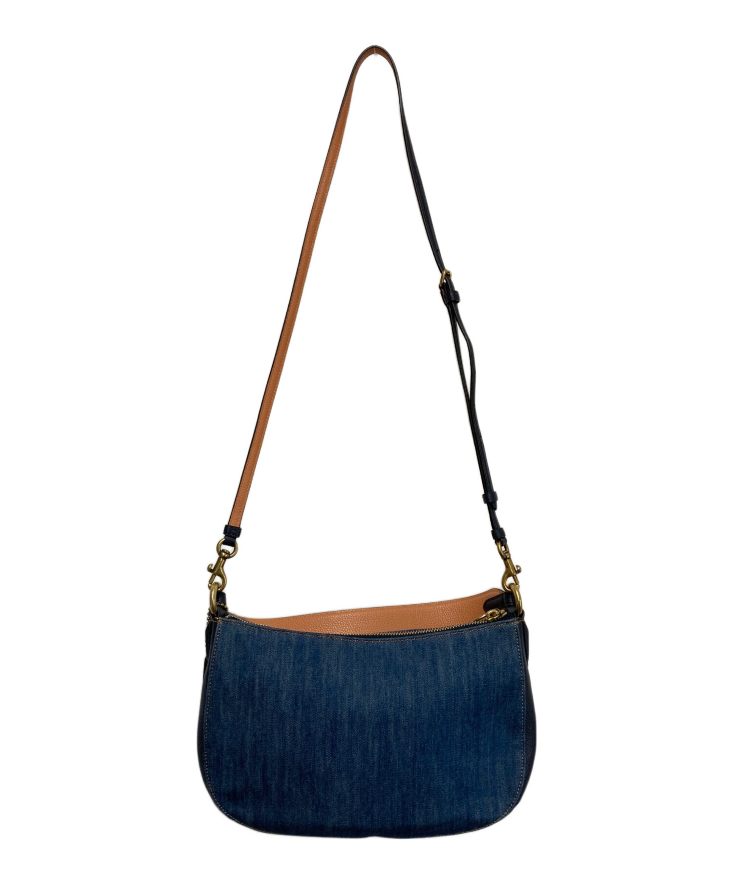 Coach デニムブルー ショルダーバッグ ZB0046 中古・古着通販】COACH