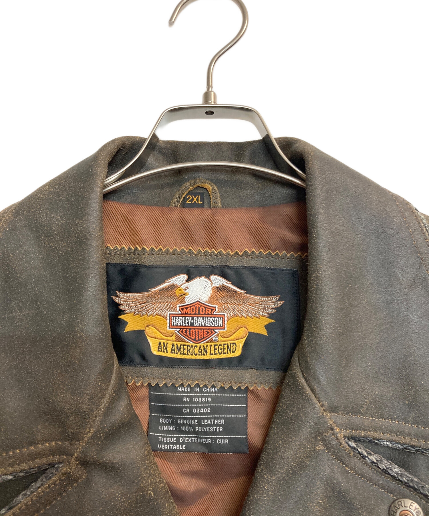 中古・古着通販】HARLEY-DAVIDSON (ハーレーダビッドソン) ダブル