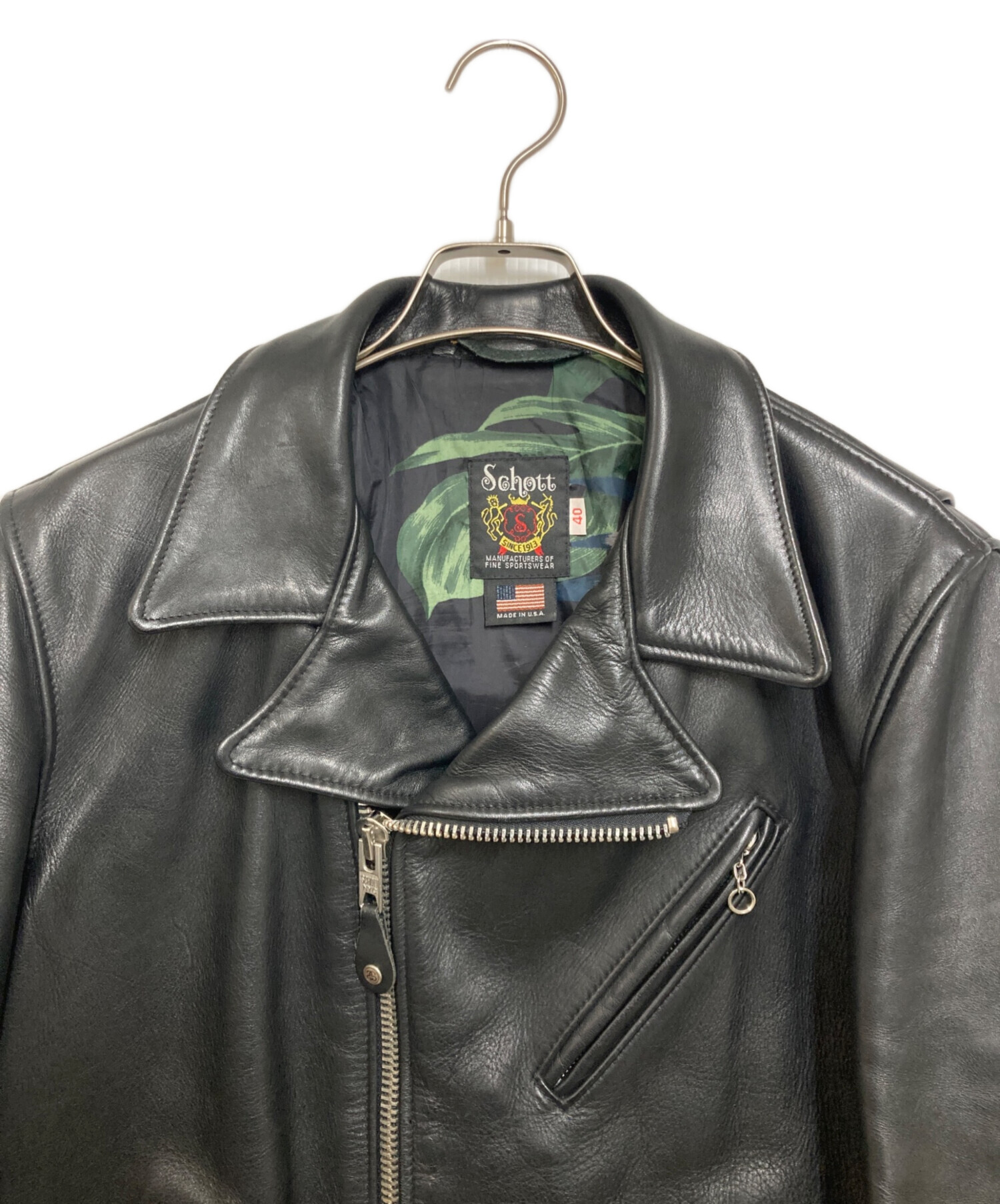 中古・古着通販】stussy (ステューシー) Schott (ショット) ダブル