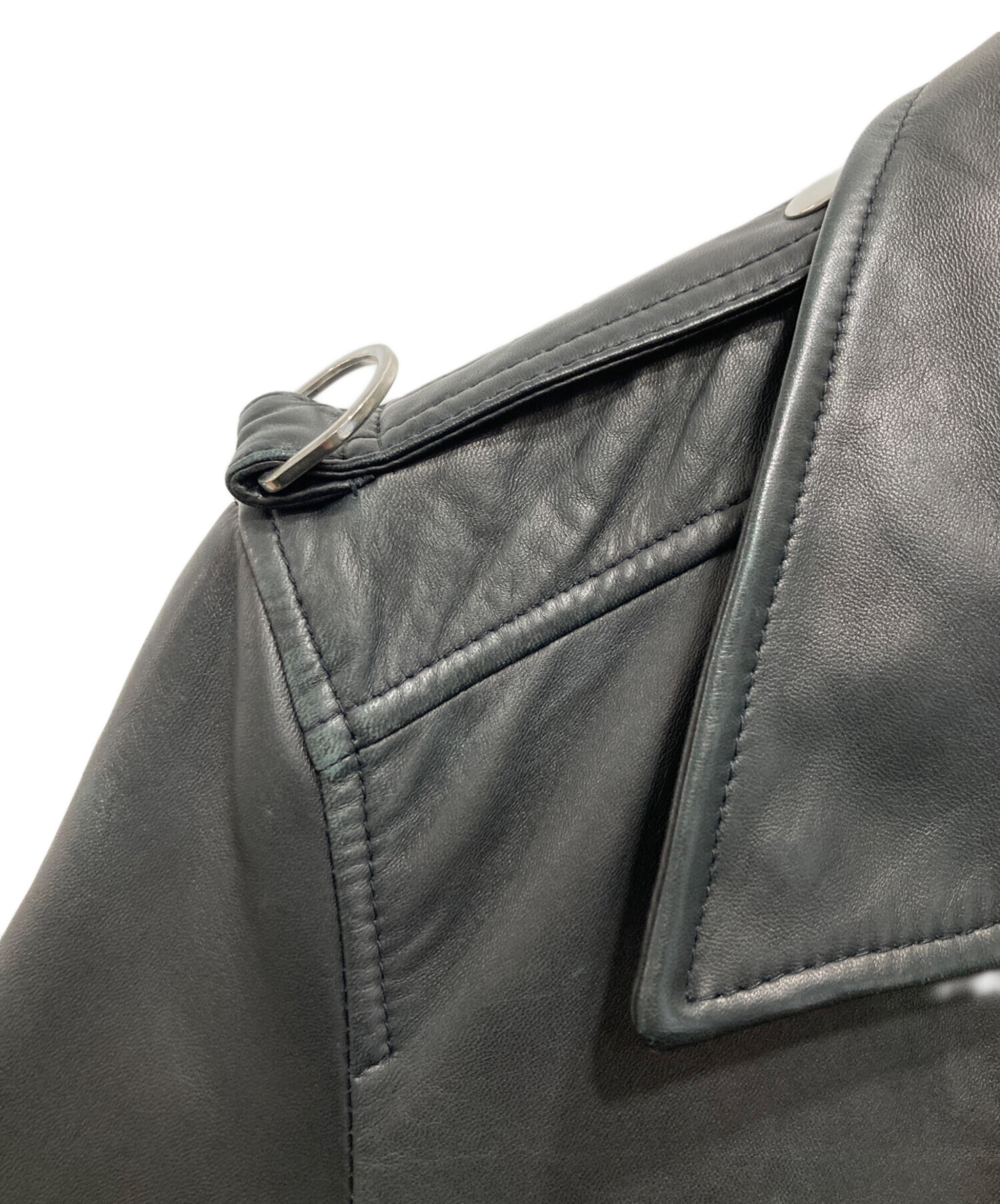 中古・古着通販】EMPORIO ARMANI (エンポリオアルマーニ) ラムレザー