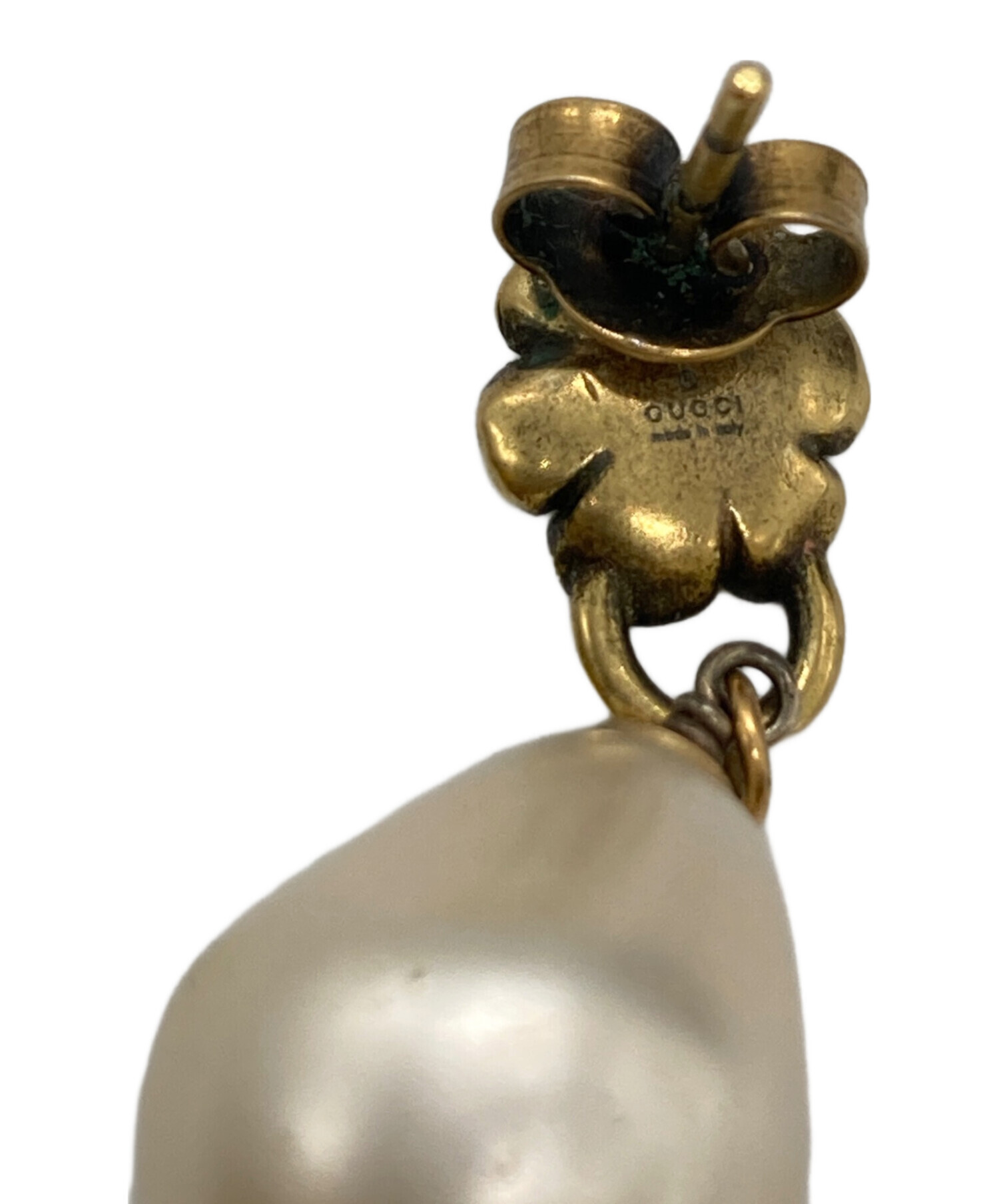 中古・古着通販】GUCCI (グッチ) インターロッキングG パールピアス