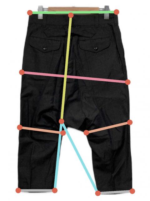 RED14⭐︎JUNYA WATANABE MAN☆サルエルパンツ RED14⭐︎JUNYA