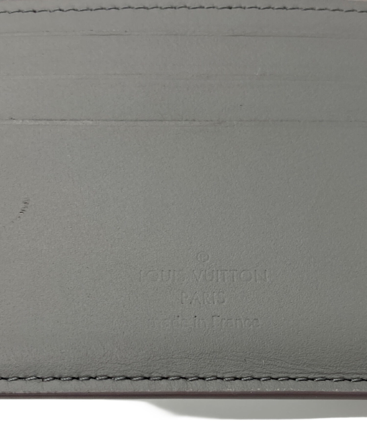 中古・古着通販】LOUIS VUITTON (ルイ ヴィトン) 2つ折り財布 グレー
