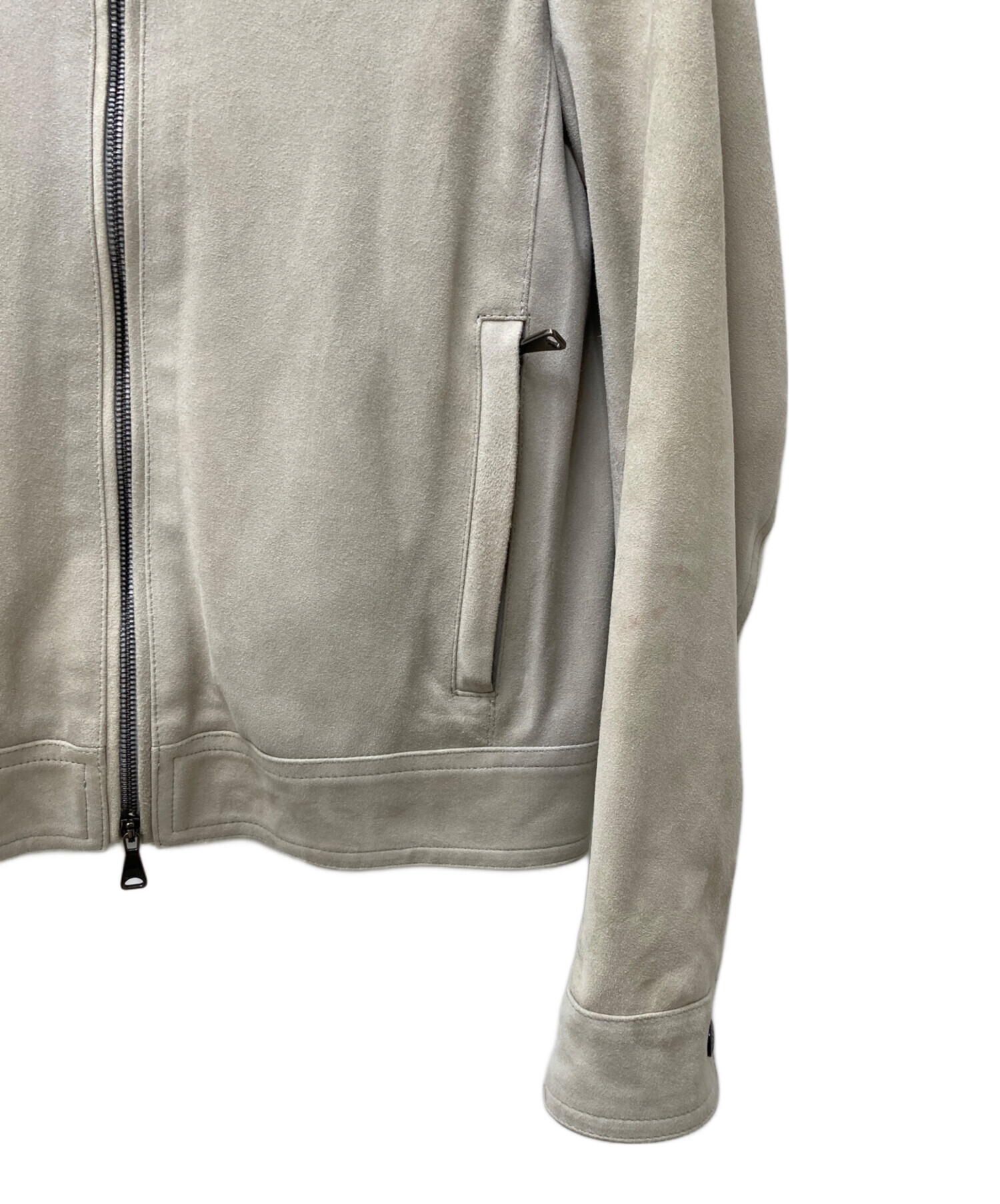 中古・古着通販】EMMETI (エンメティ) スウェードシングルライダース