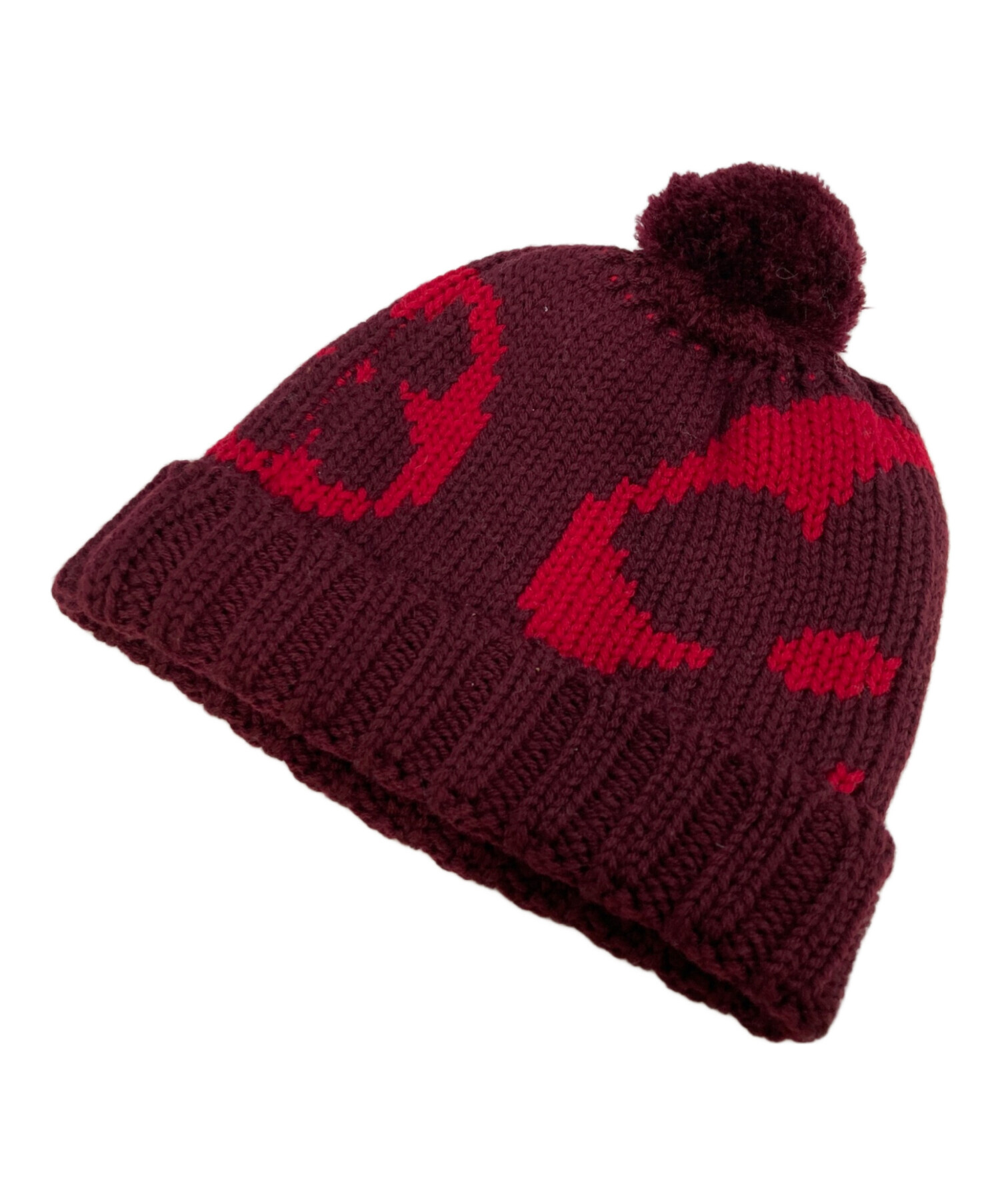 中古・古着通販】LOUIS VUITTON (ルイ ヴィトン) ニット帽 ルビー