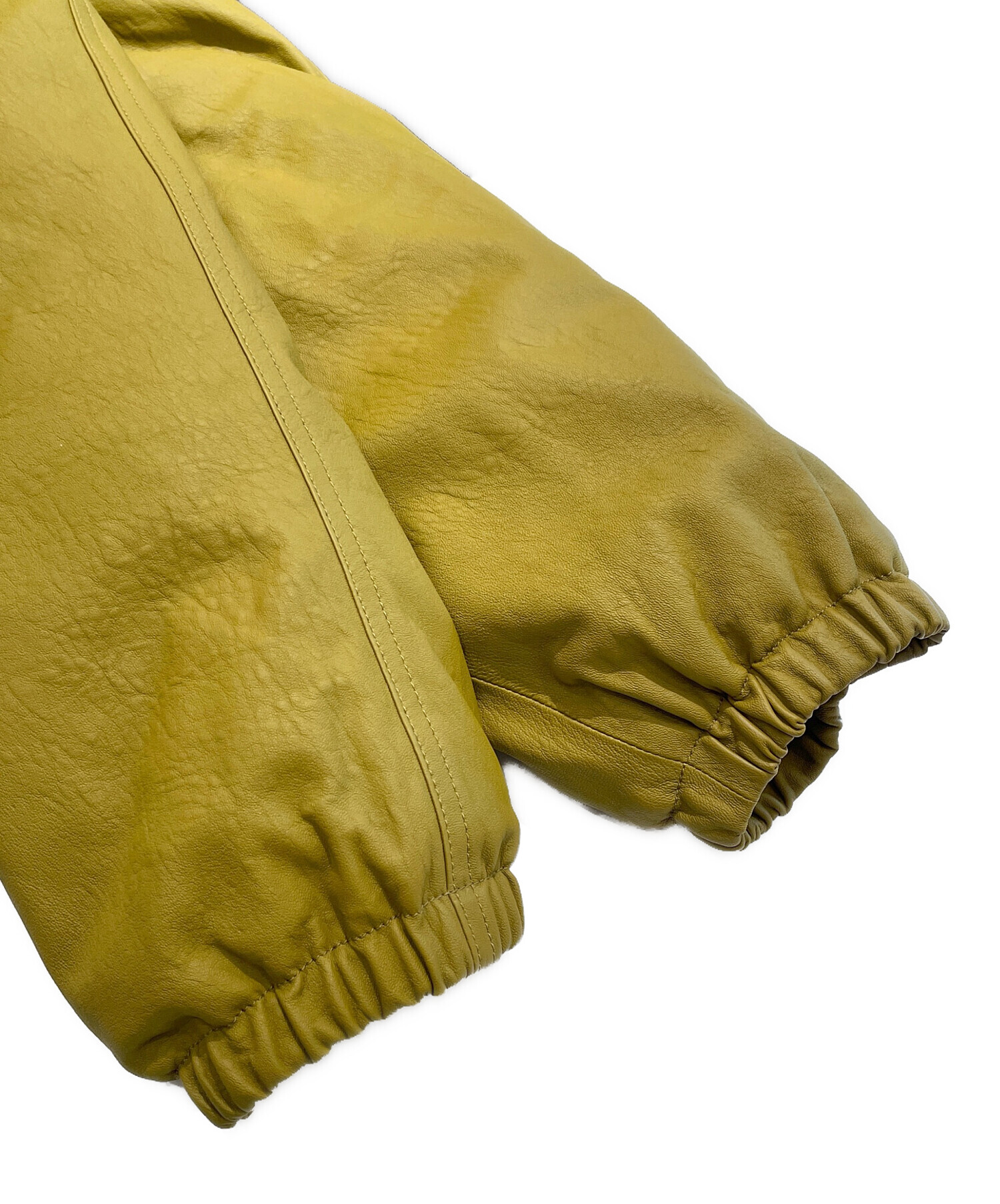 中古・古着通販】BURBERRY (バーバリー) LEATHER DOWN BLOUSON/レザー