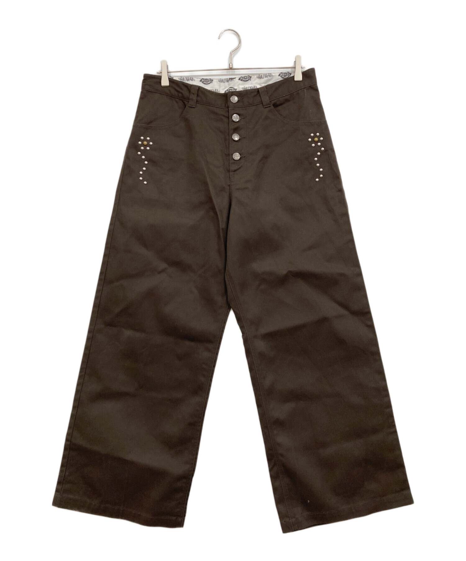 パンツ BADWAY x Dickies studs chino pants BADWAY × Dickies studs